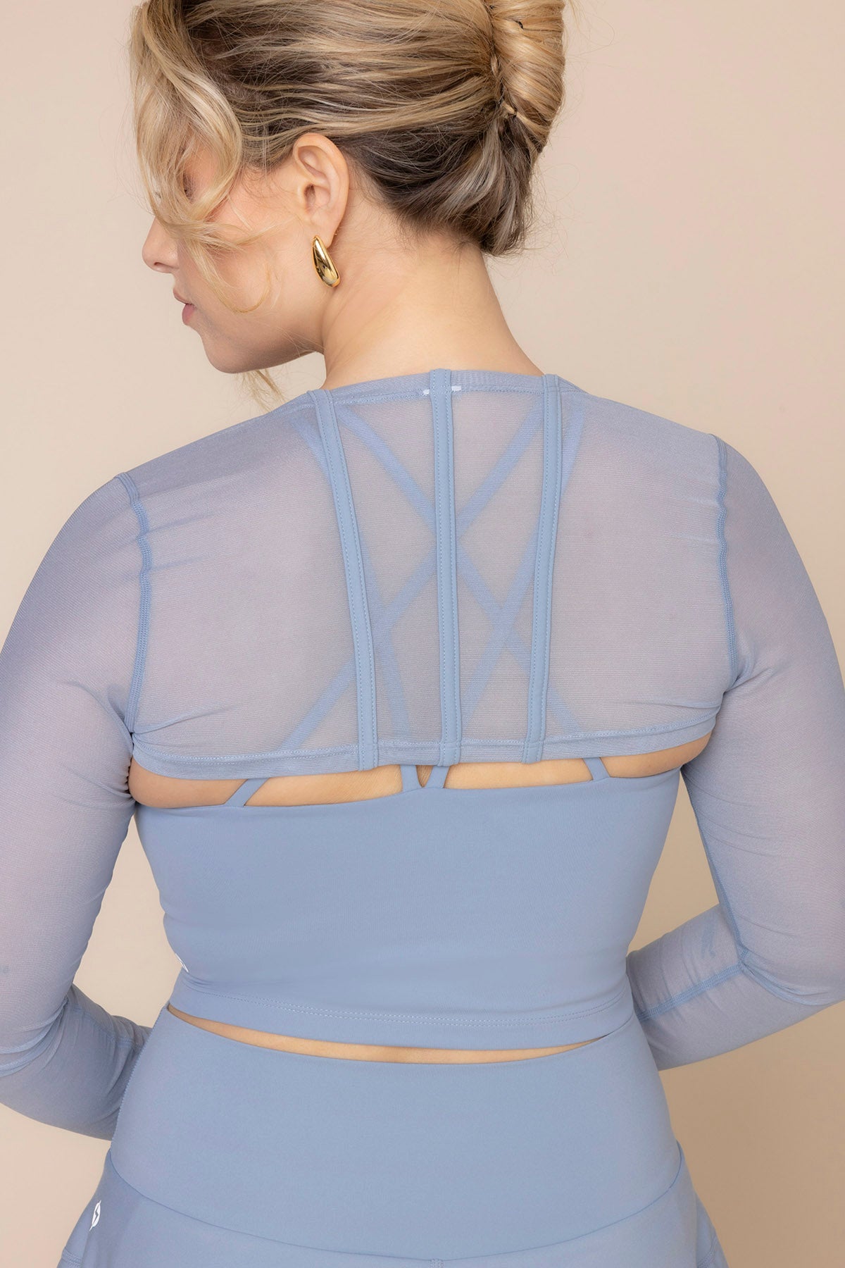 Mesh Corset Shrug - Blue Storm For Nice Online