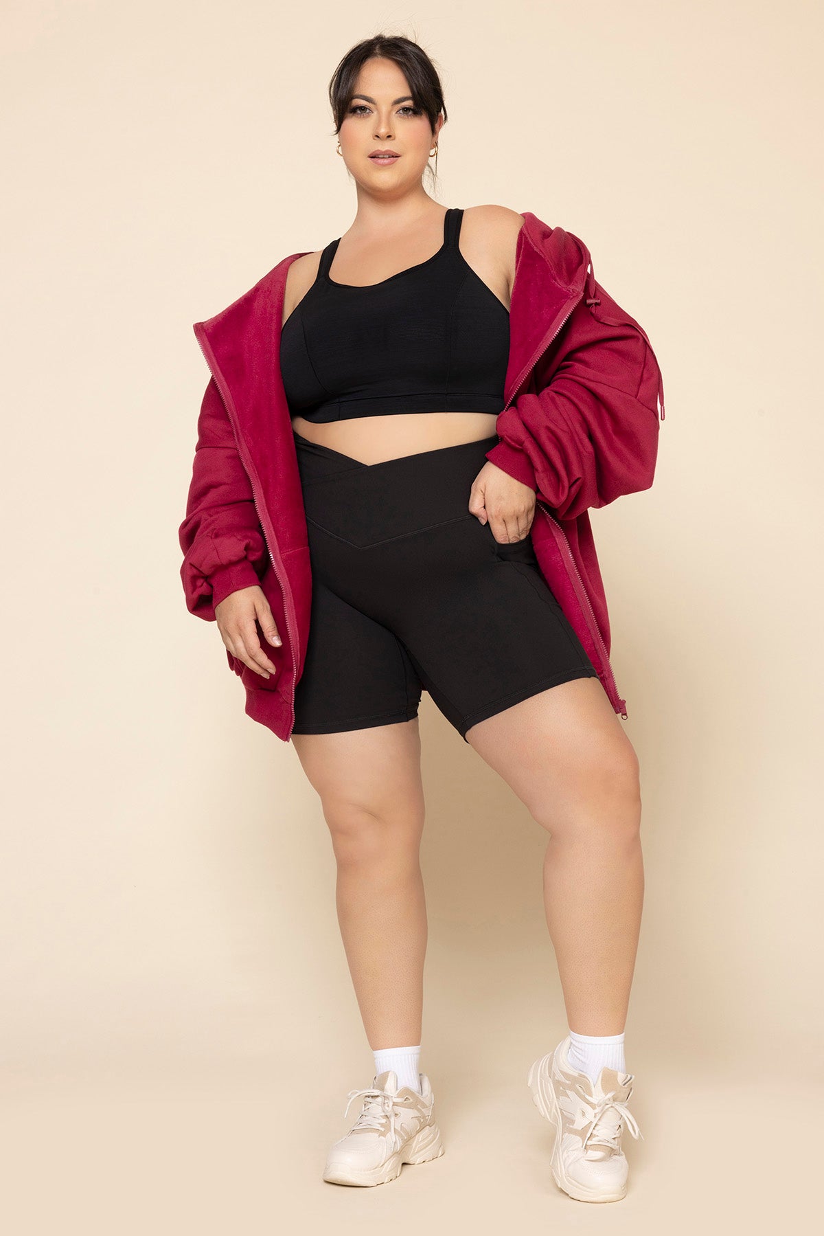 Zip Cloud Hoodie - Ruby Buy Cheap 2025