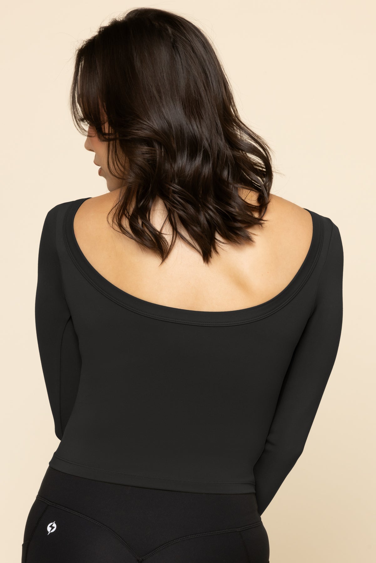 Your Favorite Long Sleeve Reversible Top - Black Low Pice For Sale