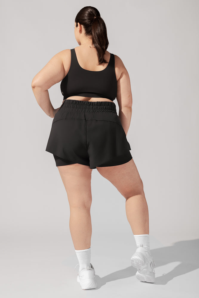 High Waisted Supershort - Black Wiki Cheap Online