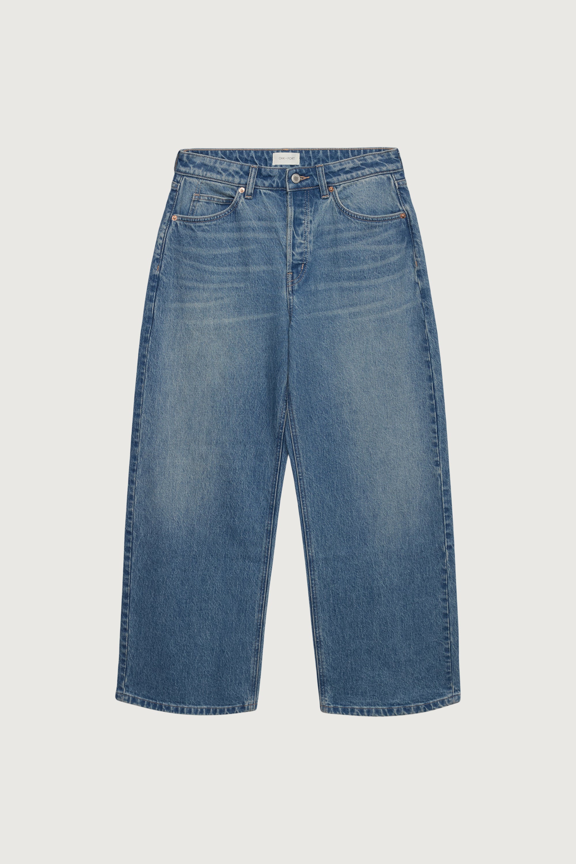 MID-RISE BAGGY WIDE LEG JEAN How Much Online