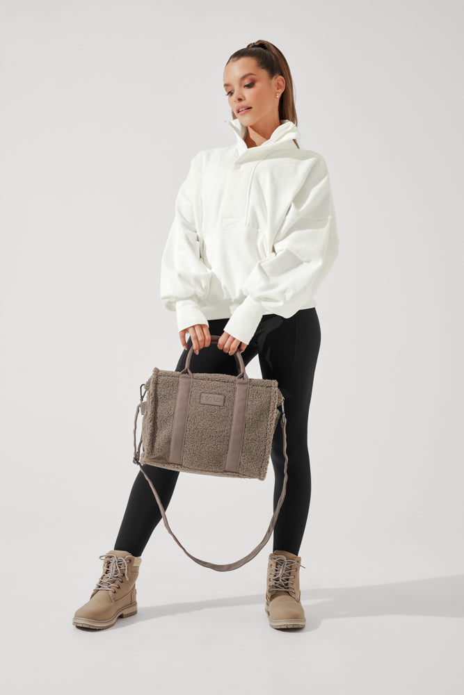 Small Sherpa Sloane Tote - Warm Ash Newest Cheap Online