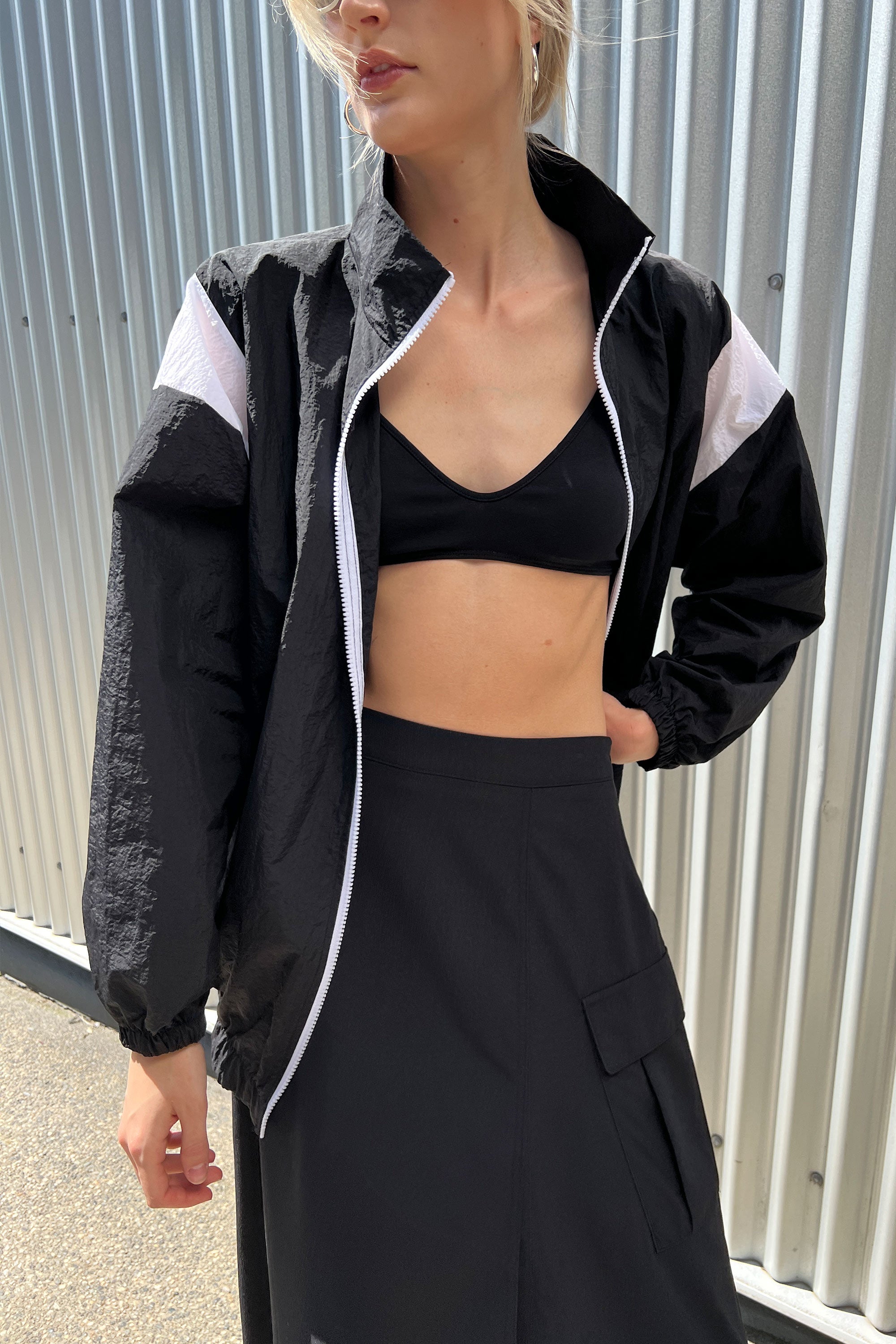 OVERSIZED WINDBREAKER Buy Cheap Low Cost