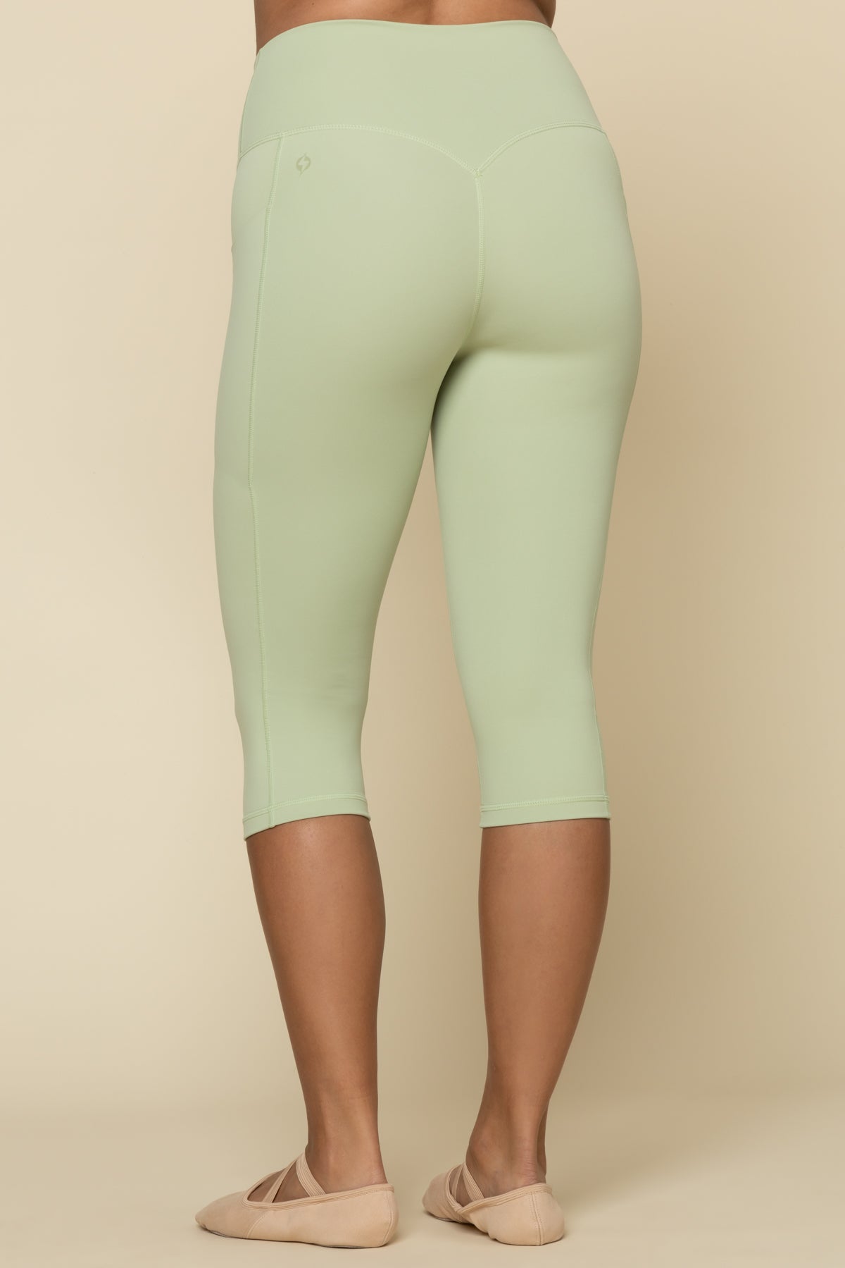 Crisscross Hourglass Capri - Pistachio Clearance Huge Surprise