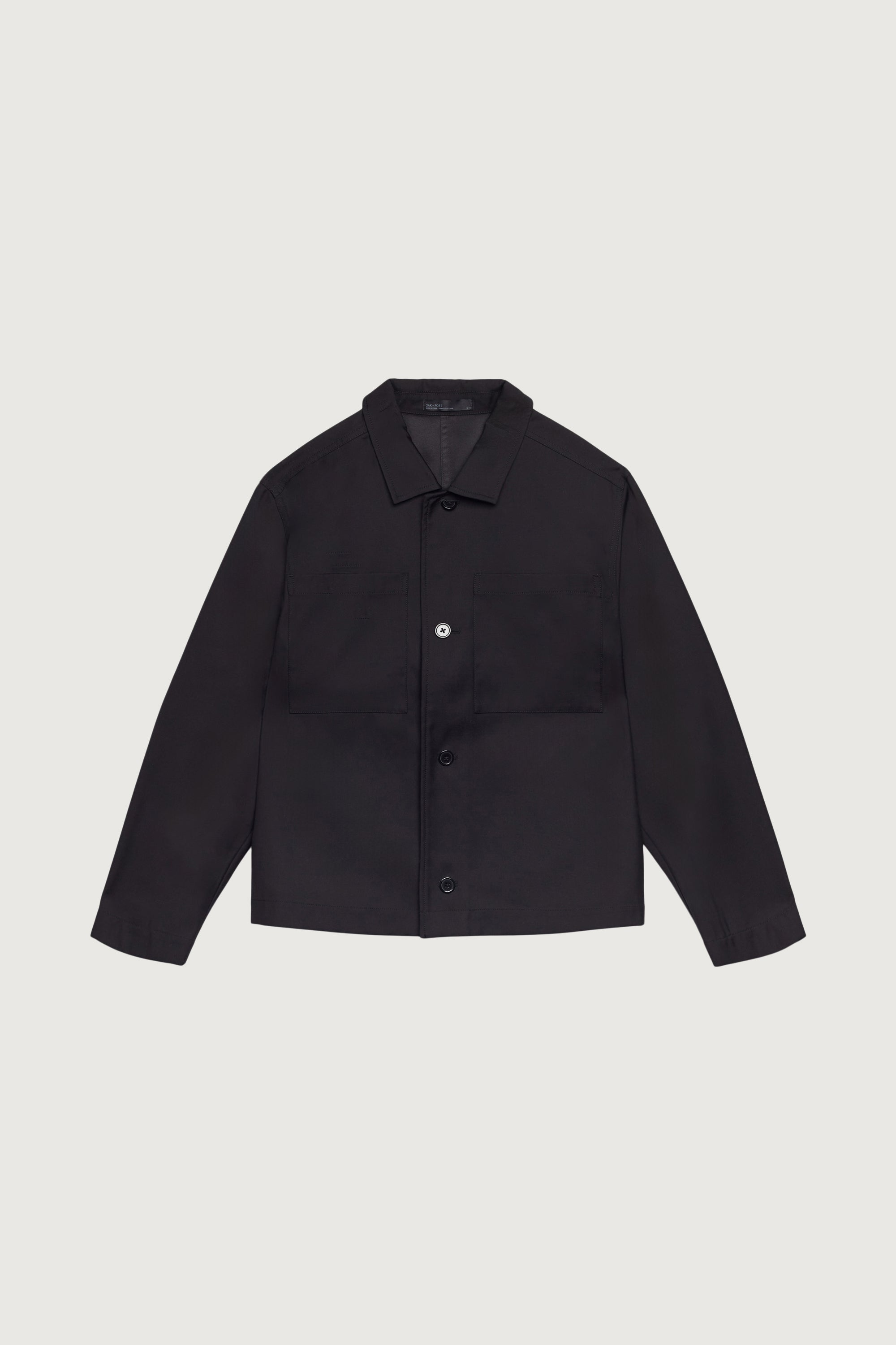 TWILL RAYON BUTTON UP SHACKET Cheap