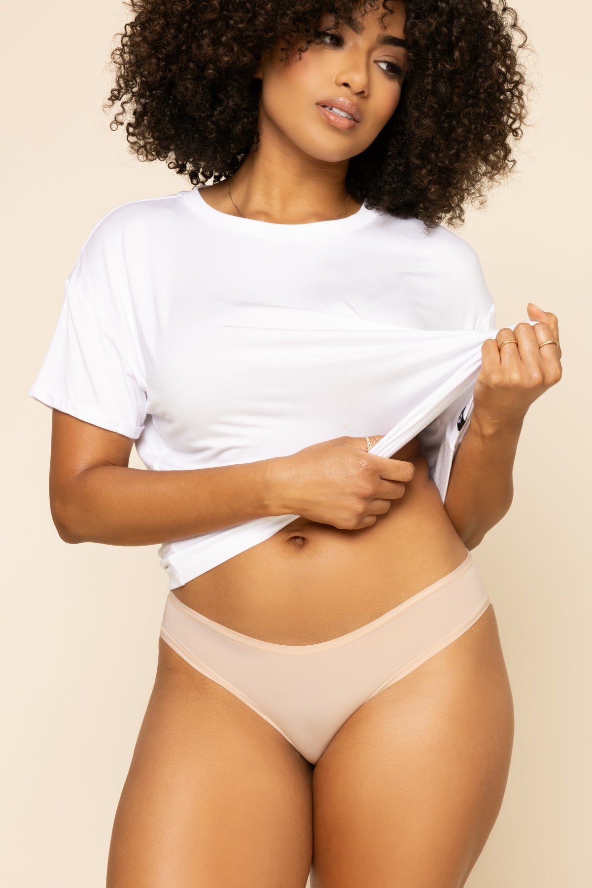 Next to Nothing Cheeky Panty - Rose Beige Sale Deals