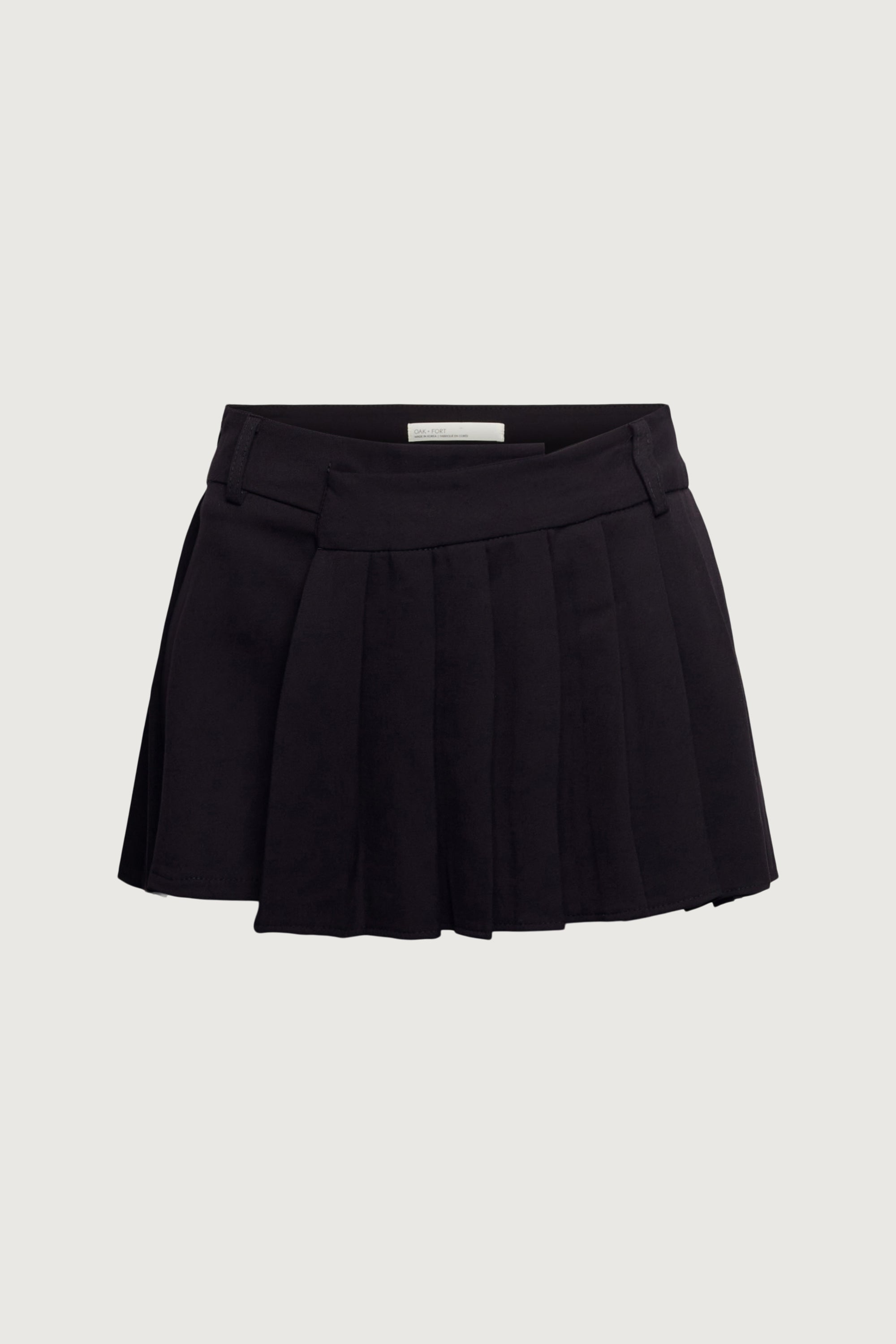 PLEATED WRAP MINI SKORT Limited Edition