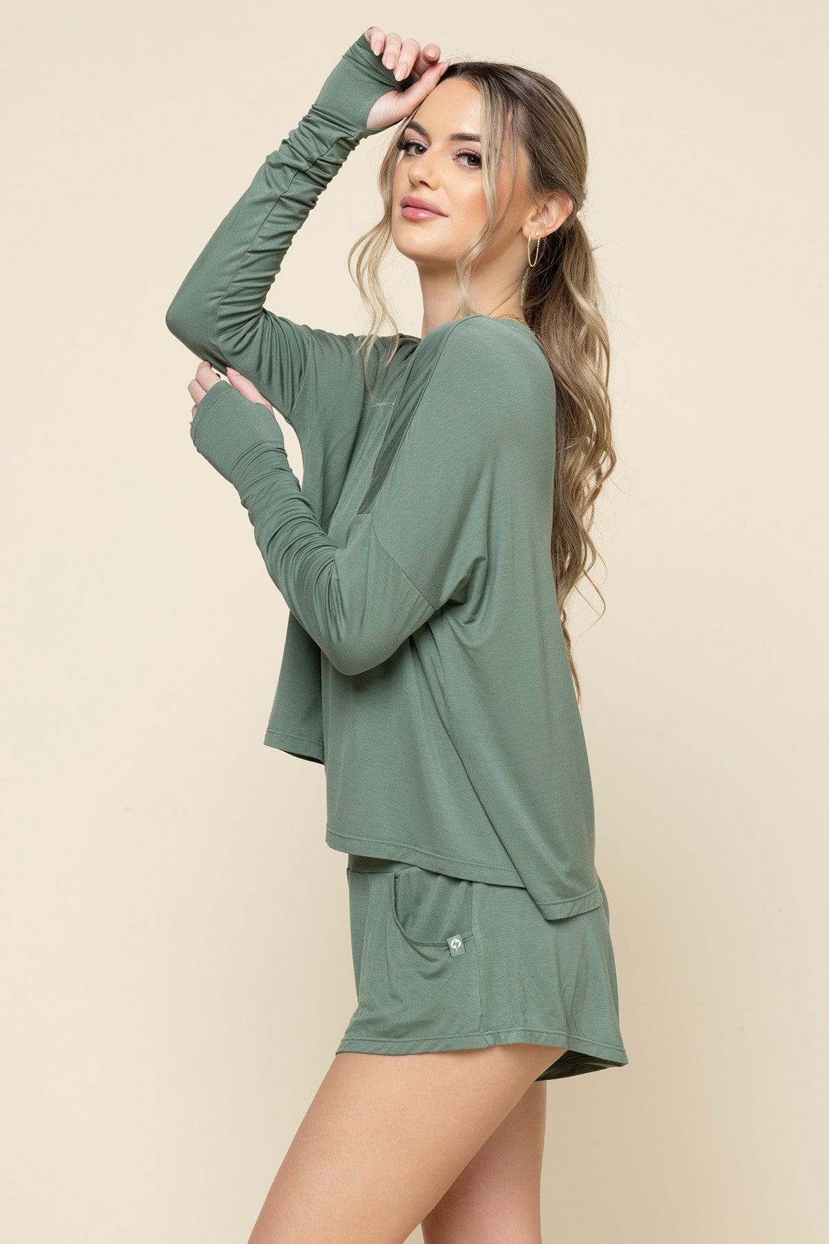 The Perfect Long Sleeve Top - Leaf Green Best Wholesale Online