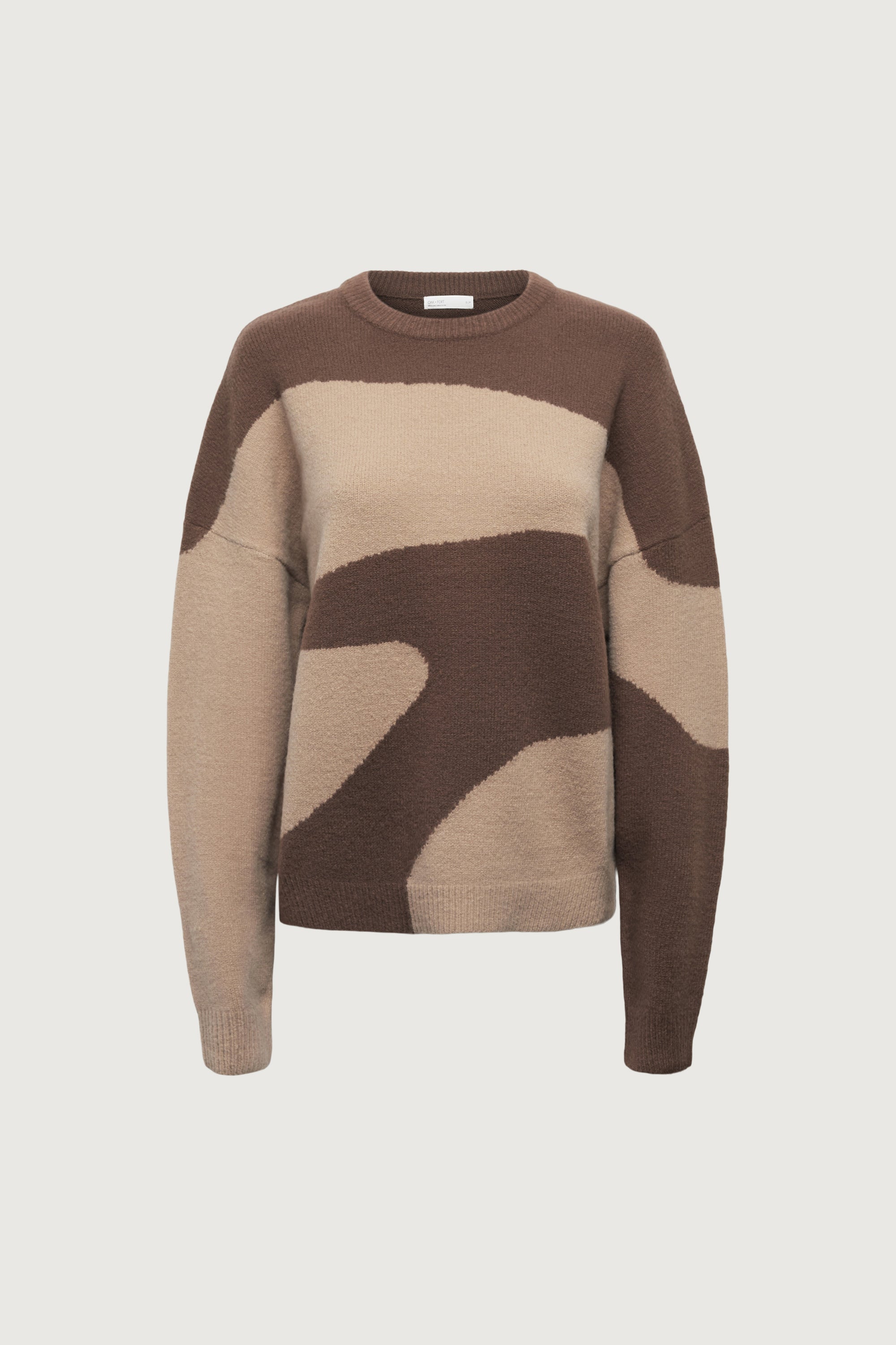 OVERSIZED INTARSIA SWEATER Free Shipping For Sale