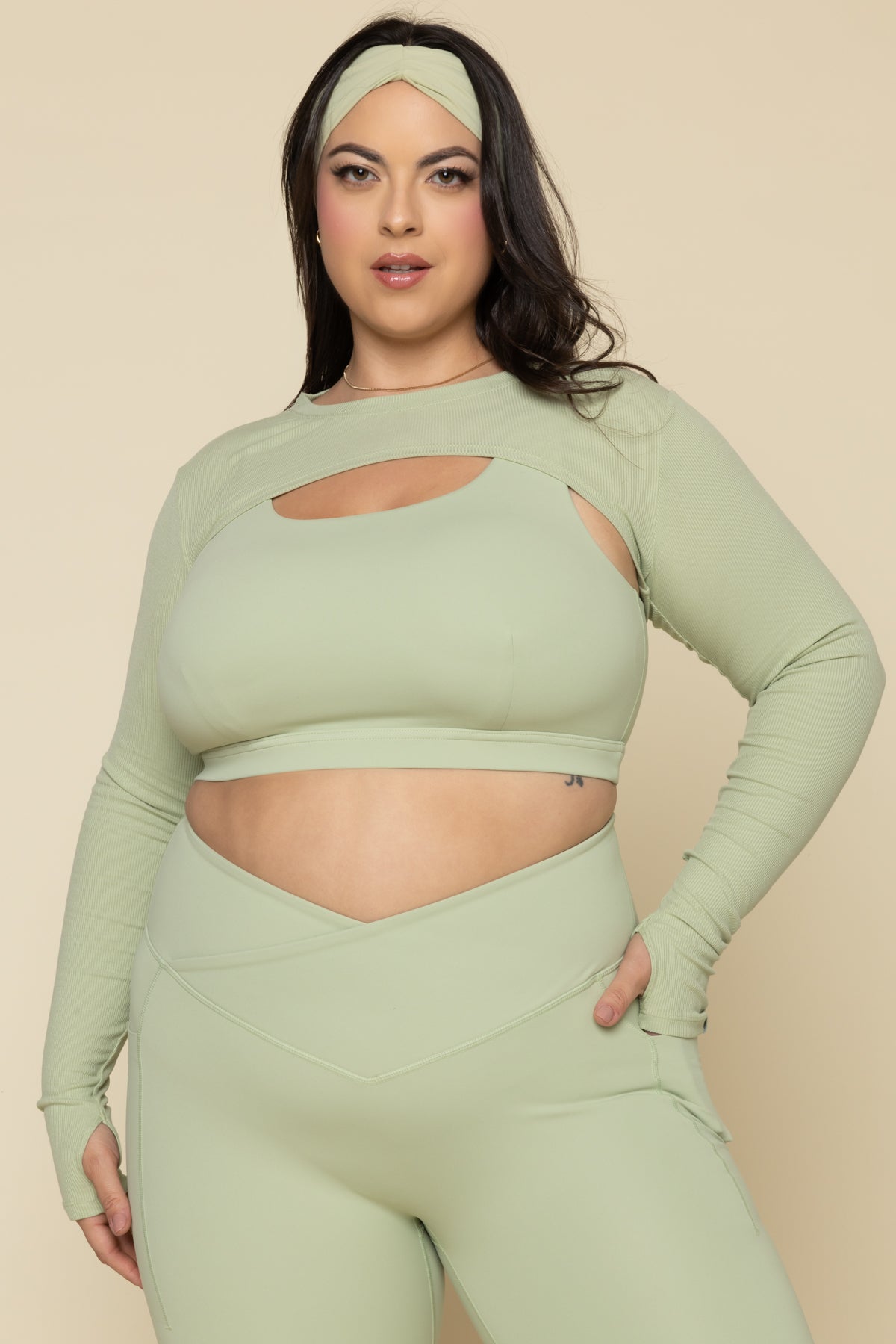 Relev¨¦ Ribbed Shrug - Pistachio Brand New Unisex Cheap Online