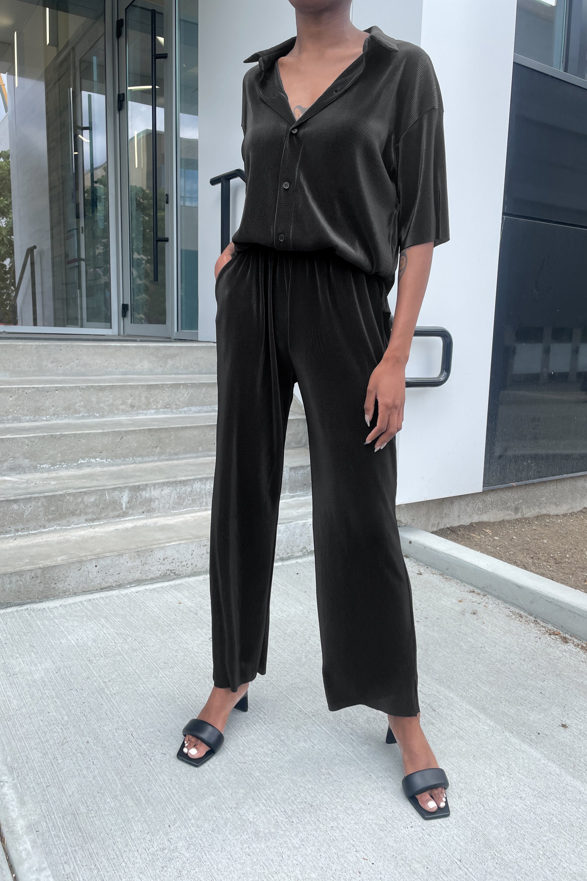 PLEATED JUMPSUIT Find Great Online