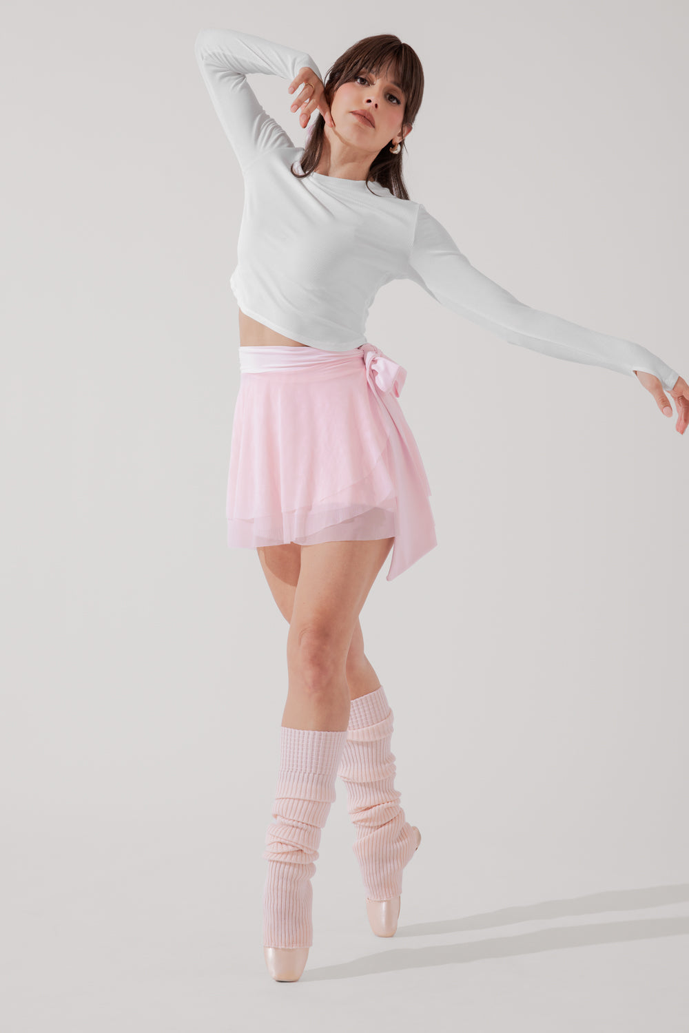 Juliet Wrap Skort - Petal Pink High Quality