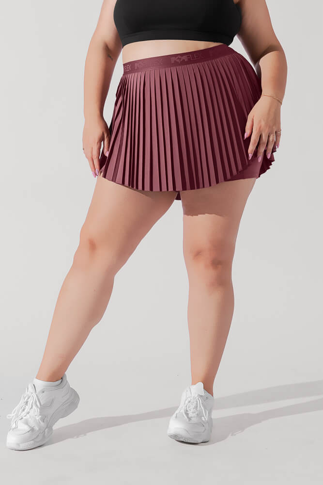 Ace ¡®em Pleated Skort - Desert Rose On Hot Sale