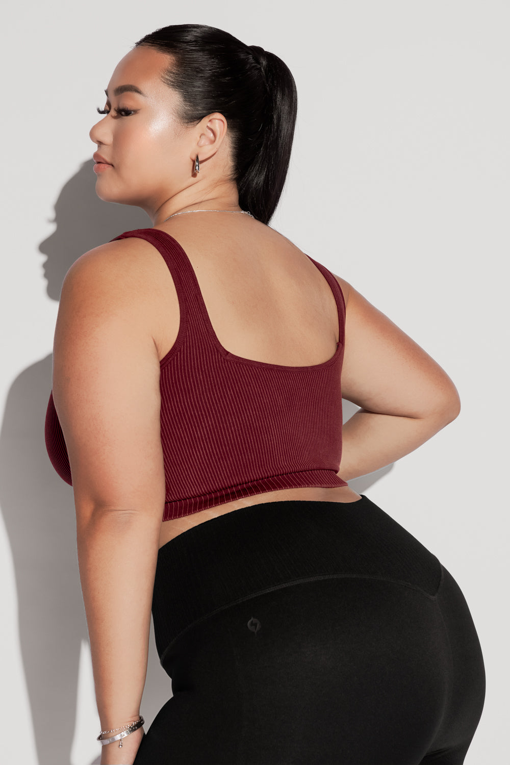 Be My Sweetheart Seamless Crop Top - Garnet Factory Outlet For Sale