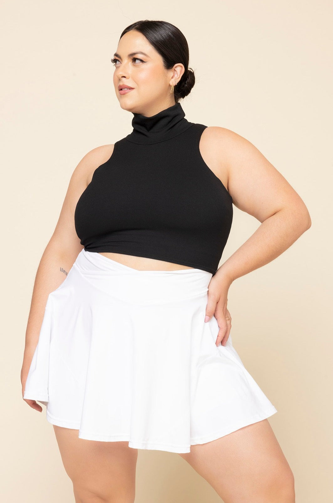 I Feel Cute Crop Top - Black Real Cheap Online