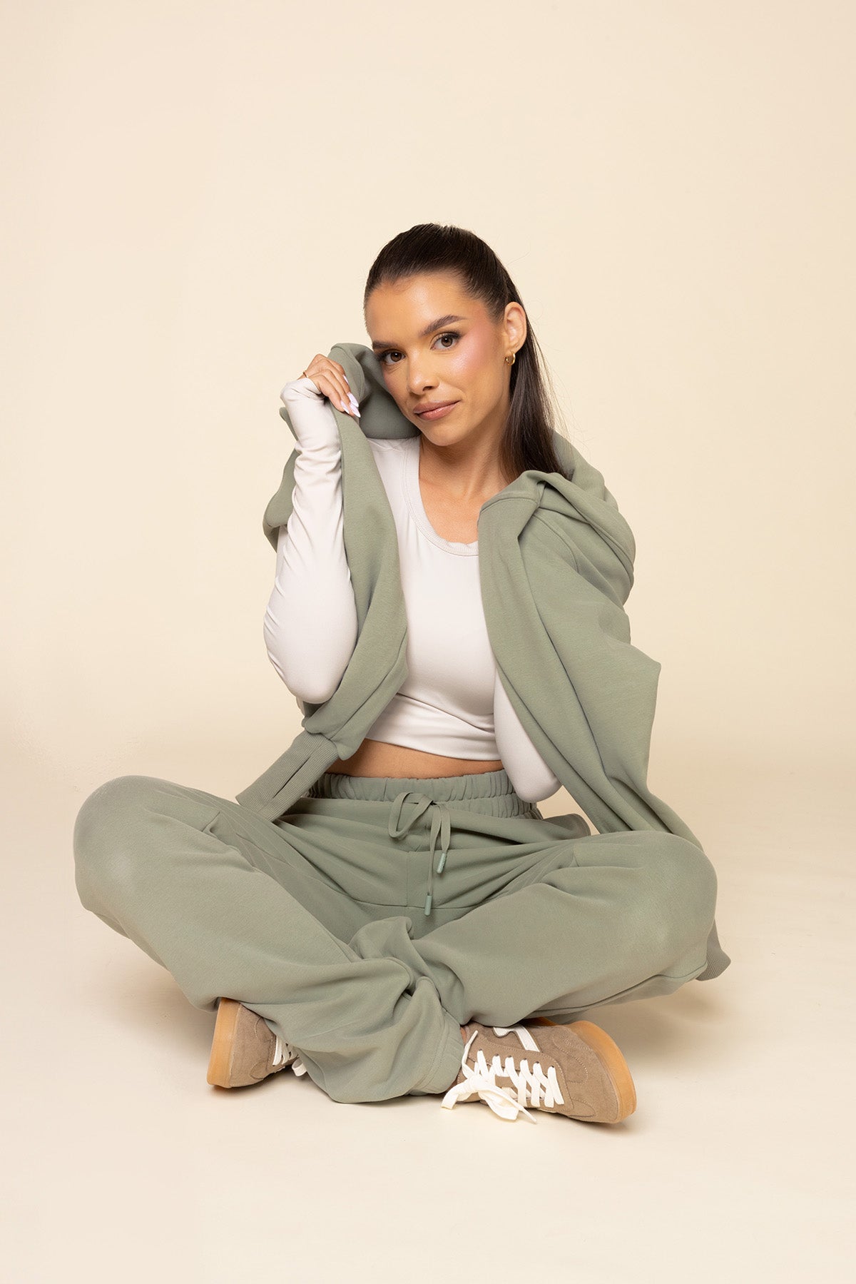 Ooey Gooey Sweatpant - Light Sage Pay With Visa Sale Online