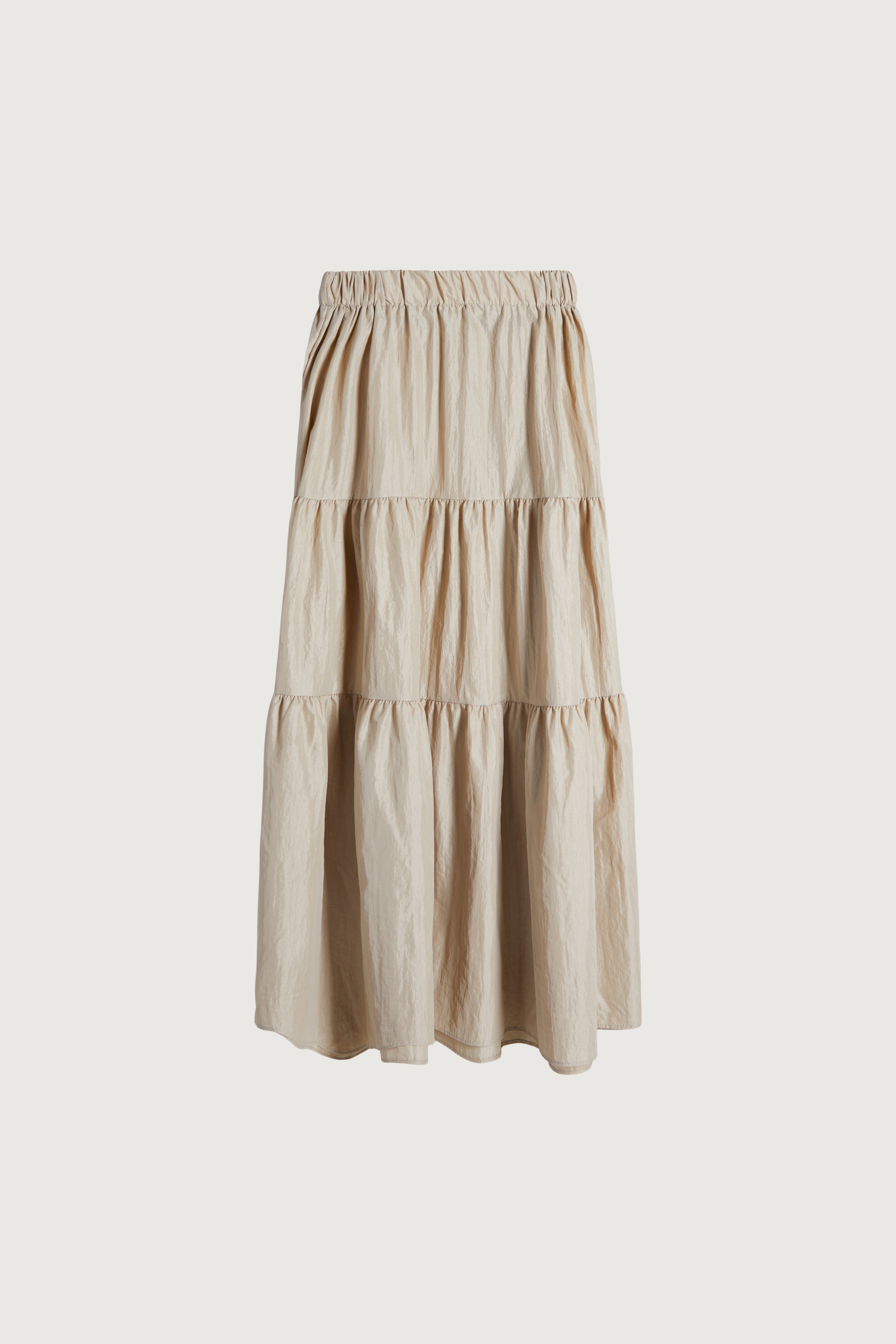 THREE TIER MAXI SKIRT Online Shop From China