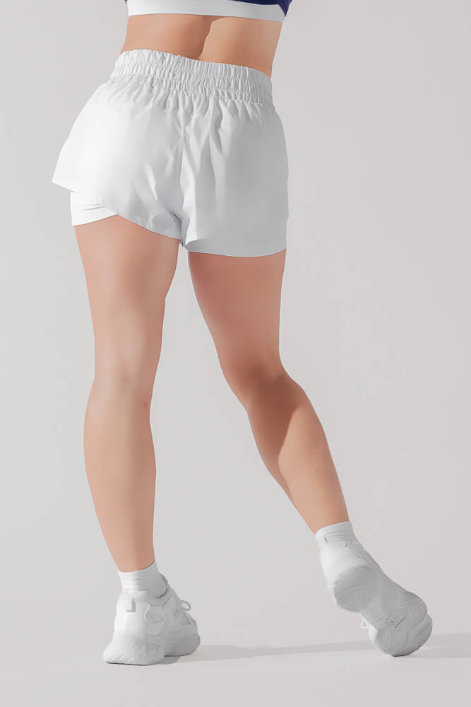 High Waisted Supershort - White Official Sale Online