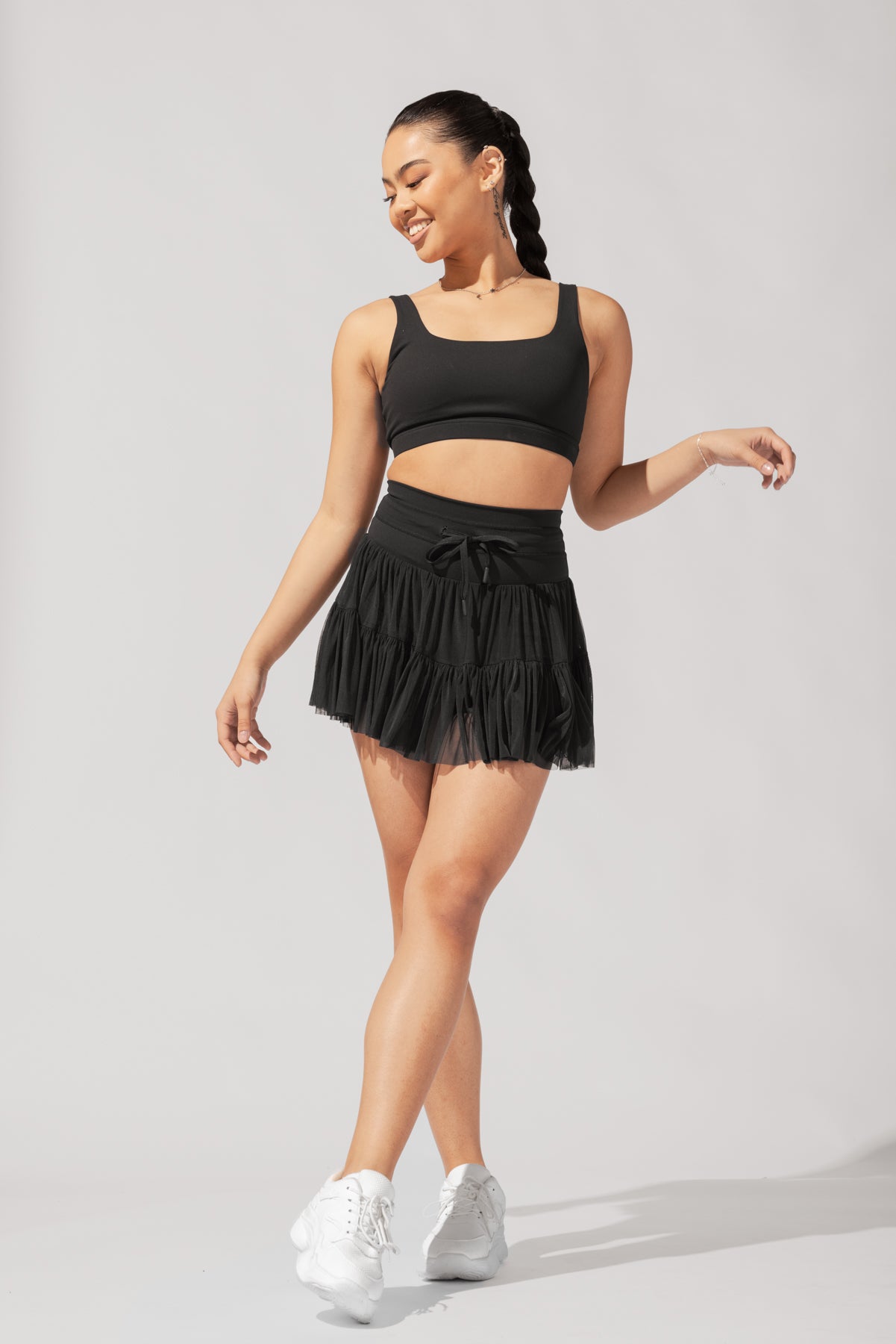 Pirouette Skort - Black Perfect Cheap Online