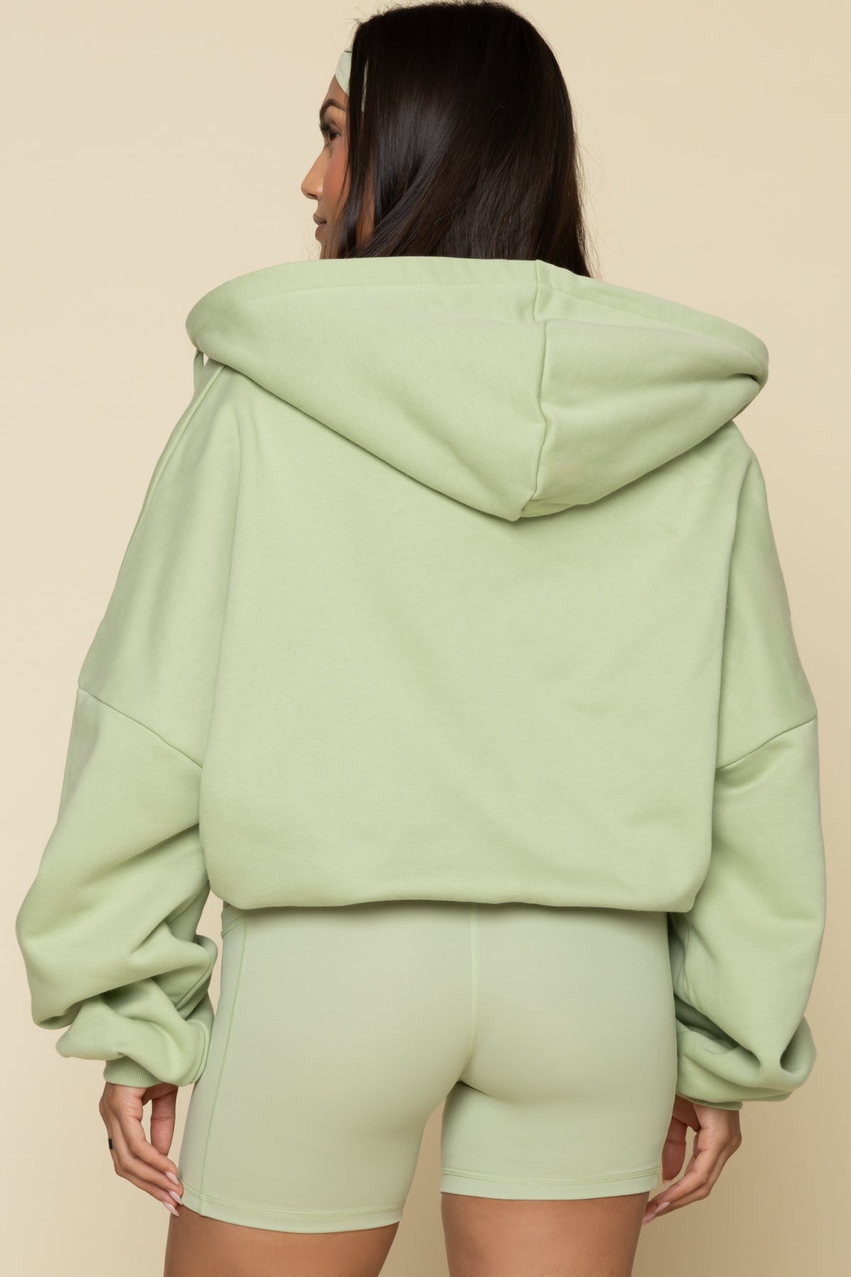 Zip Cloud Hoodie - Pistachio Outlet Cheap Pices