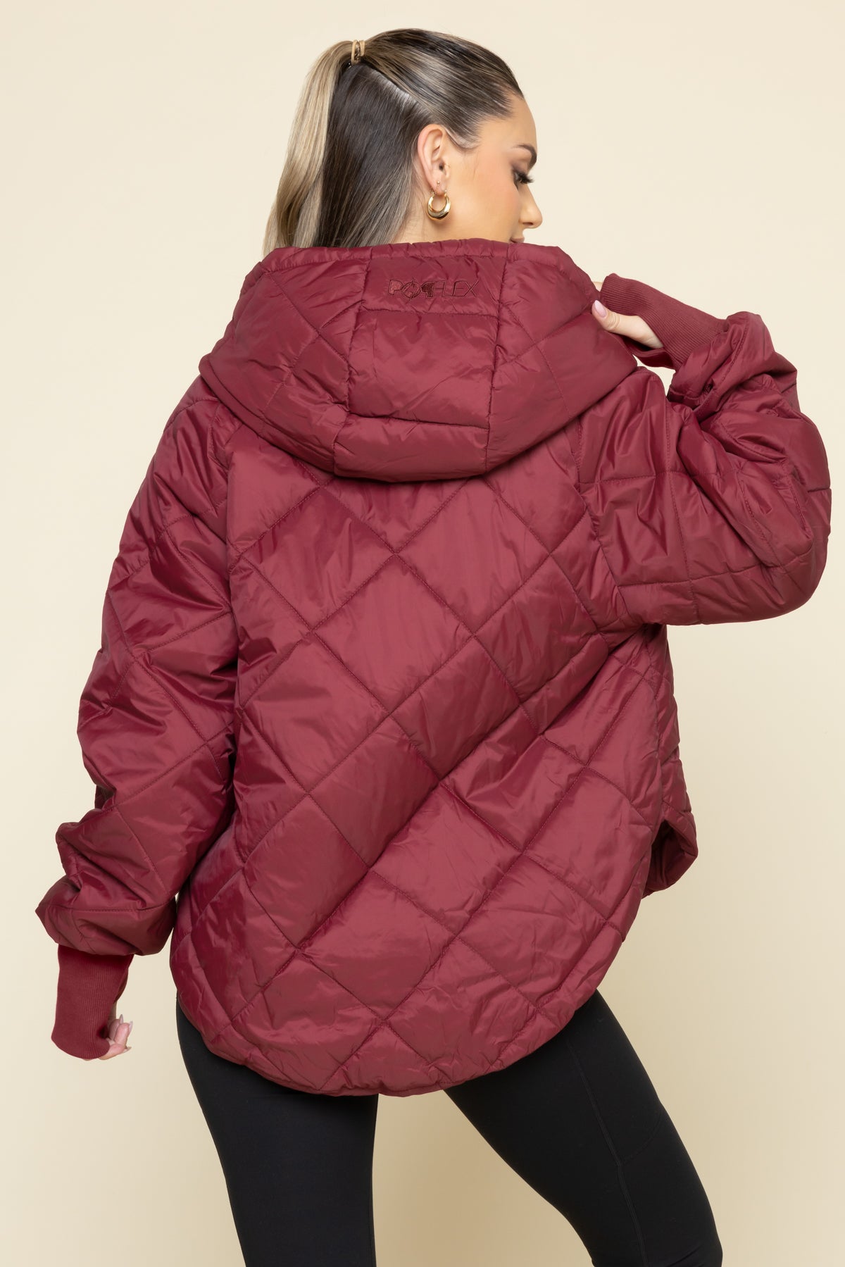 Pillow Packable Puffer Jacket - Crimson Cheap Buy Authentic