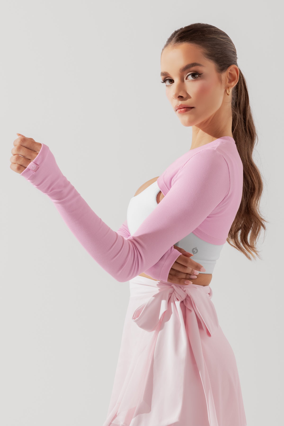 Relev¨¦ Ribbed Shrug - Bubblegum Very Cheap Sale Online