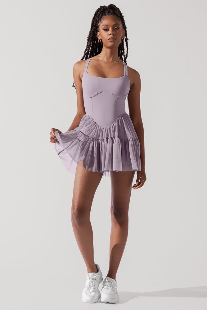 Corset Pirouette Dress - Lilac Discount Nicekicks