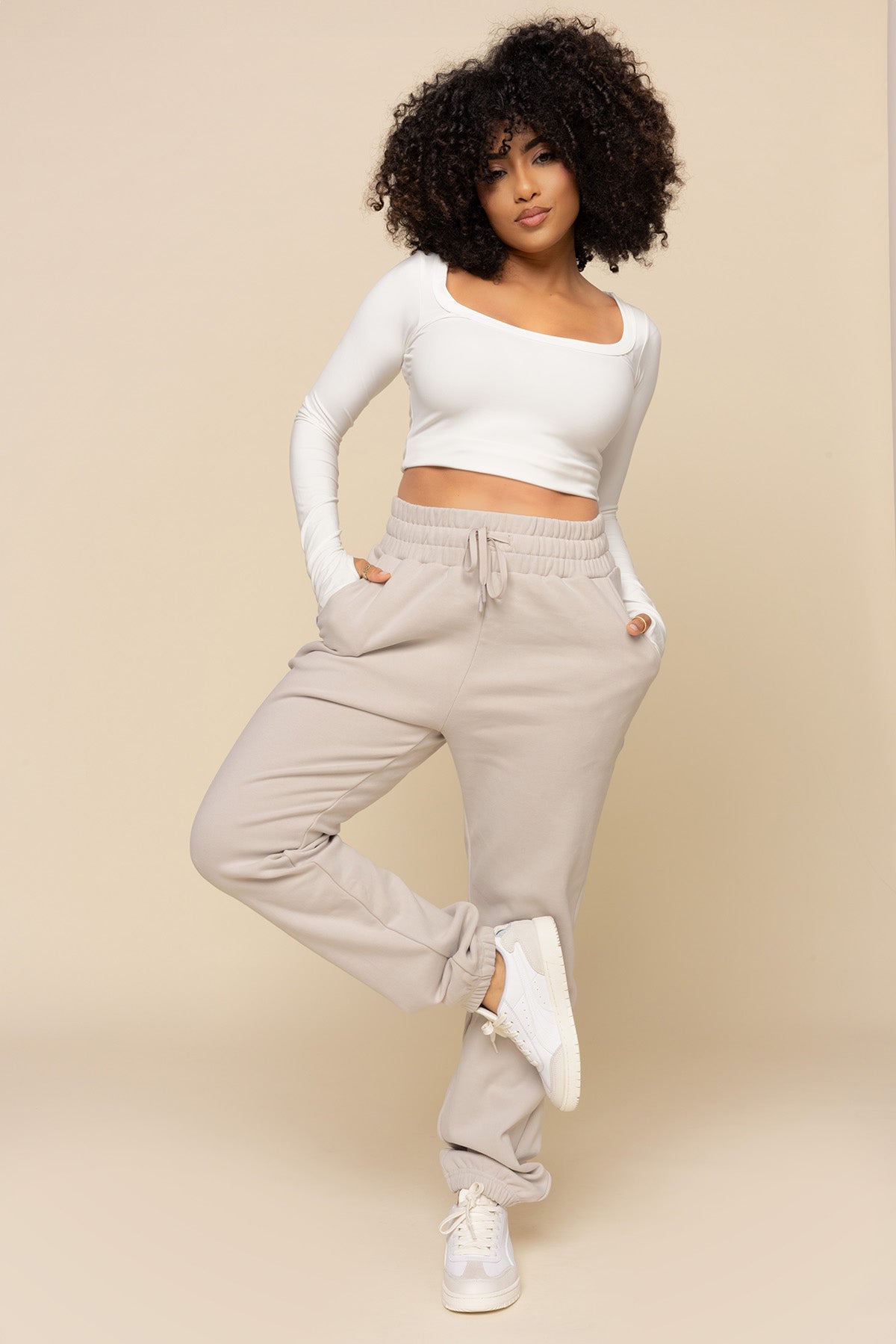 Ooey Gooey Sweatpant - Silver Birch Best Wholesale For Sale