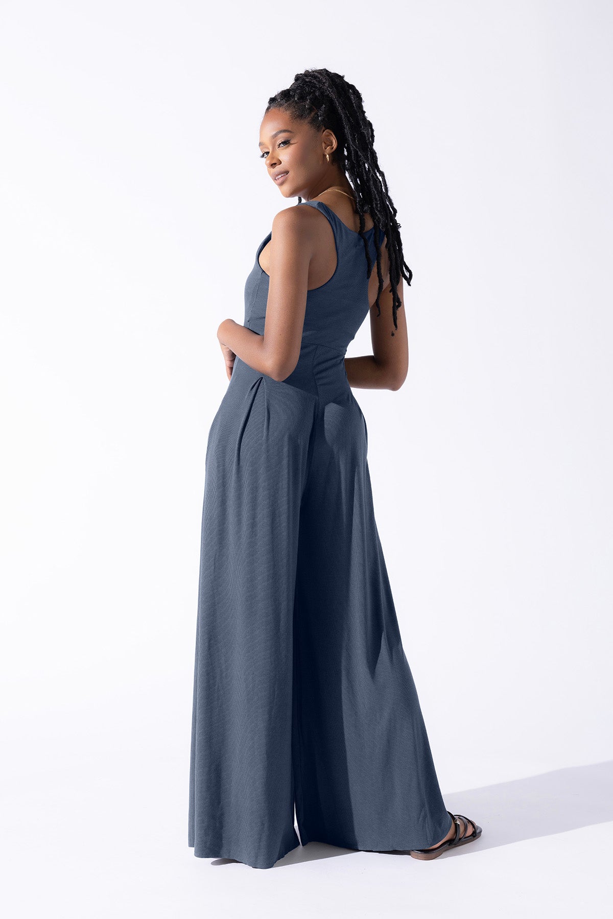 Go with the Flow Jumpsuit - Stormy Weather Cheap Footlocker