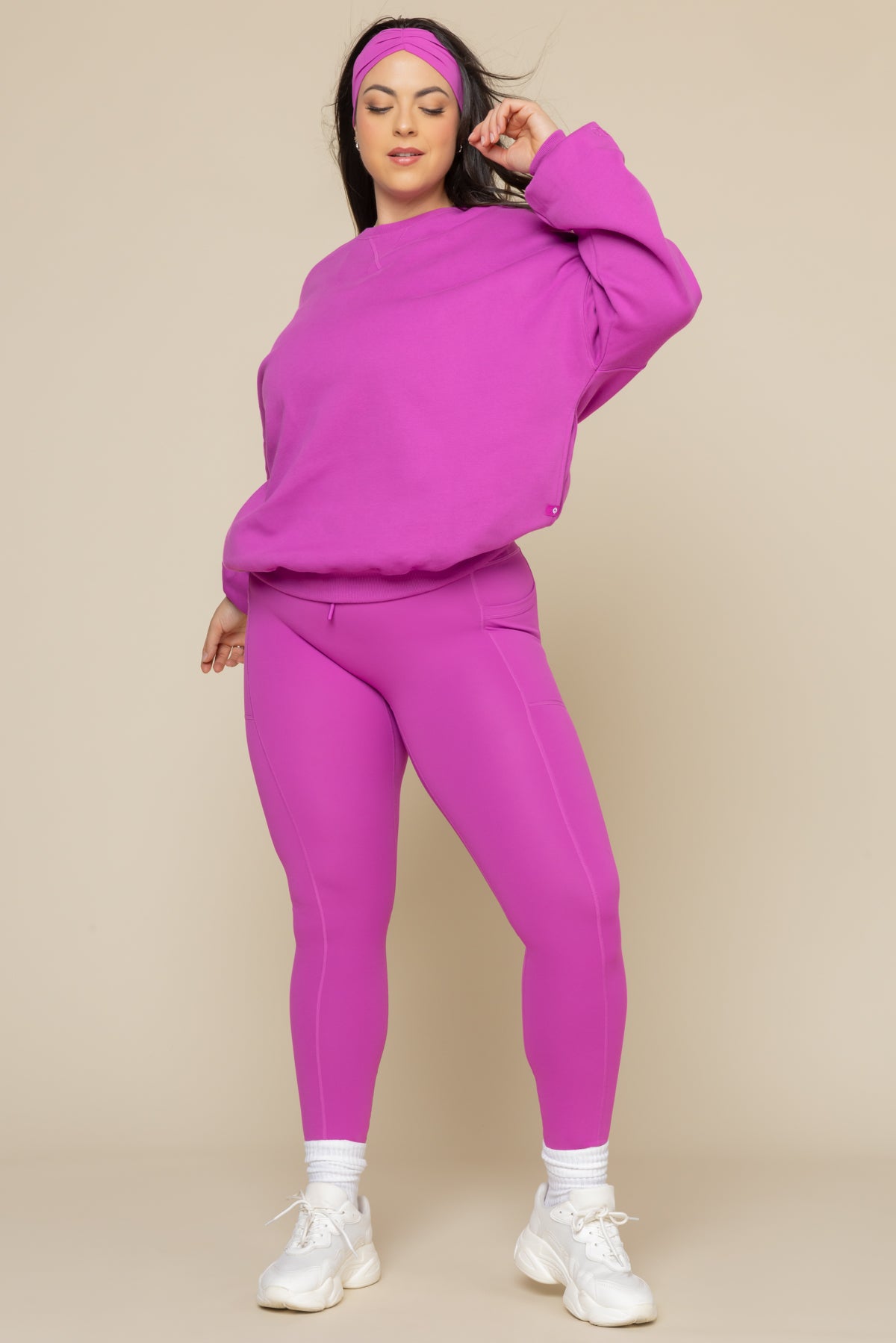 Cargo Legging with Pockets - Royal Orchid 2025 Newest Sale Online