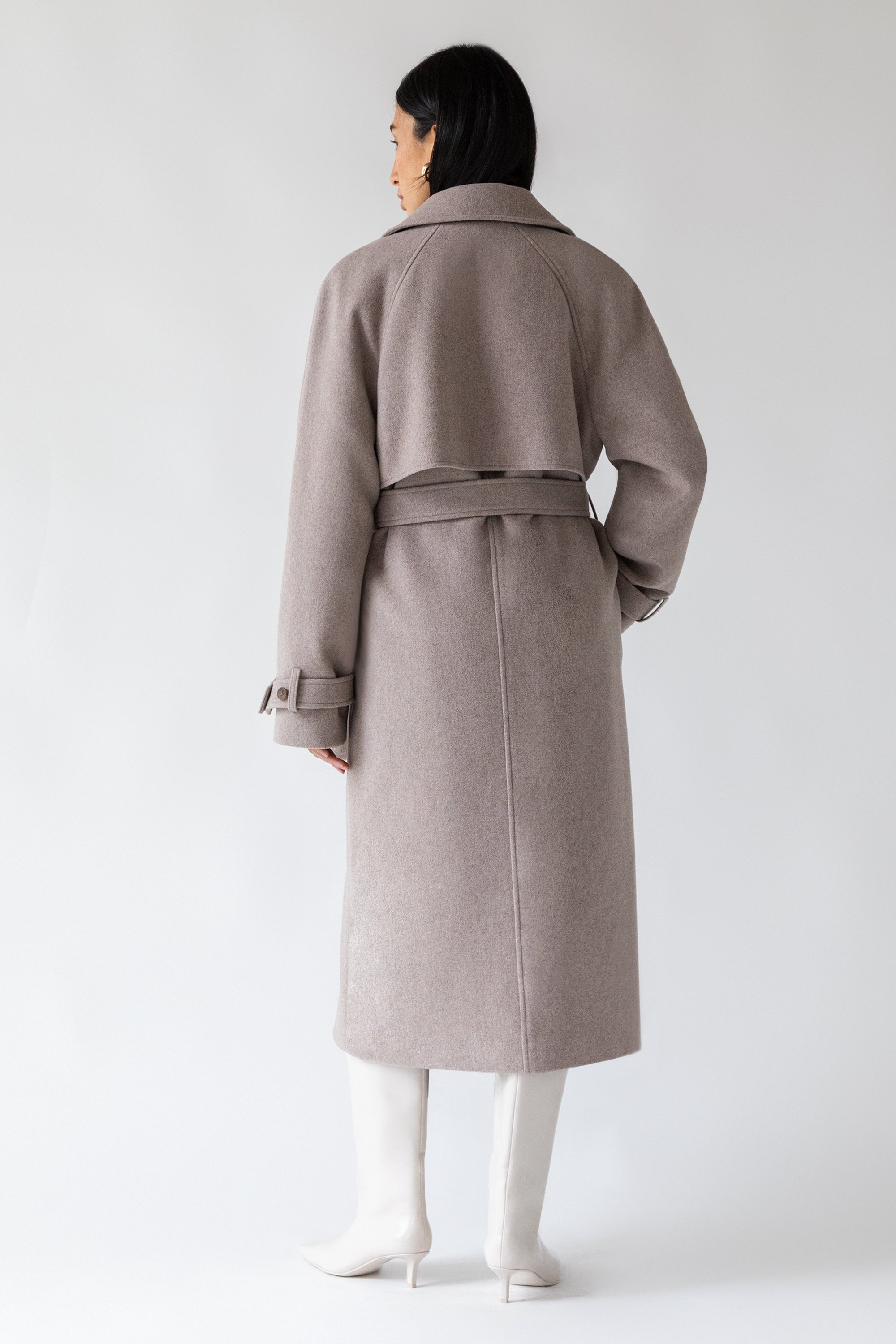 WOOL-BLEND TRENCH COAT Discounts