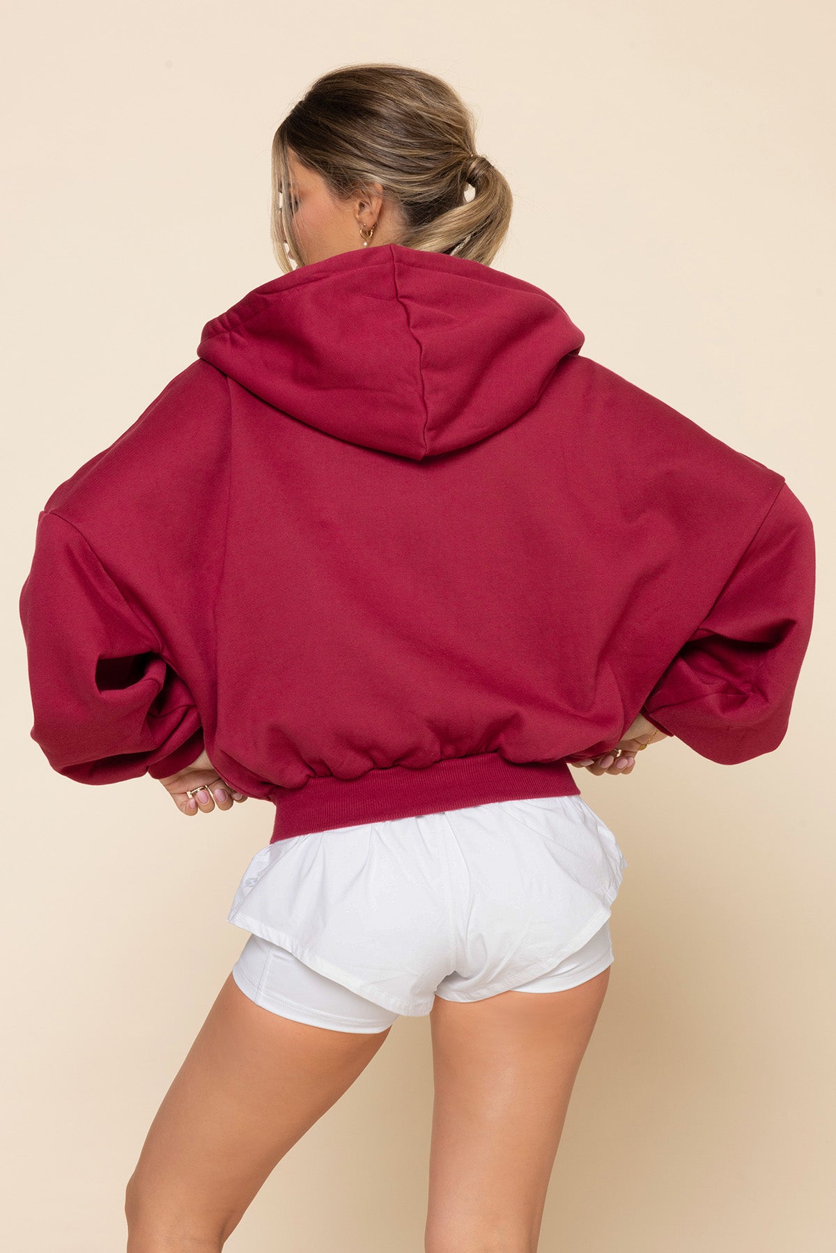 Zip Cloud Hoodie - Ruby Buy Cheap 2025