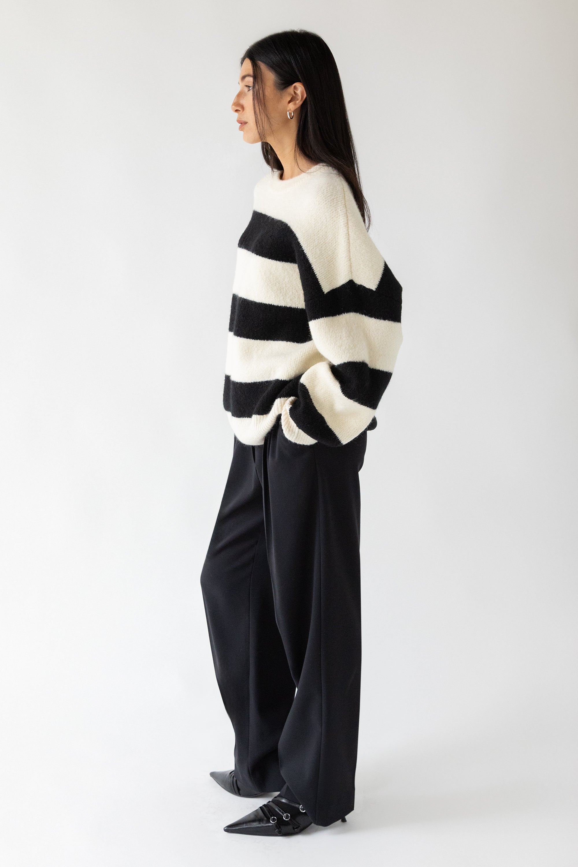 OVERSIZED STRIPED SWEATER Buy Cheap Looking For