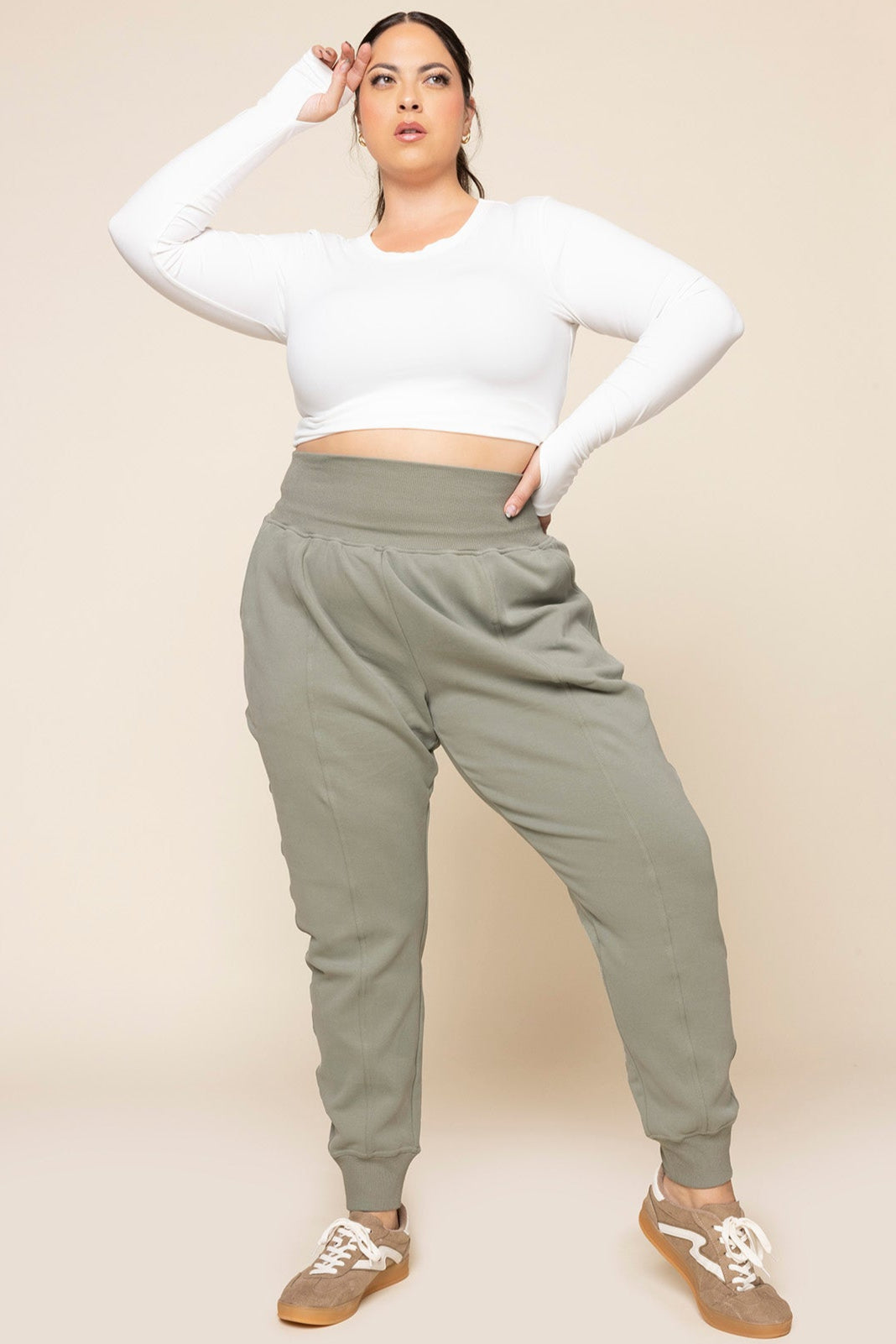 Ooey Gooey Jogger - Light Sage Very Cheap