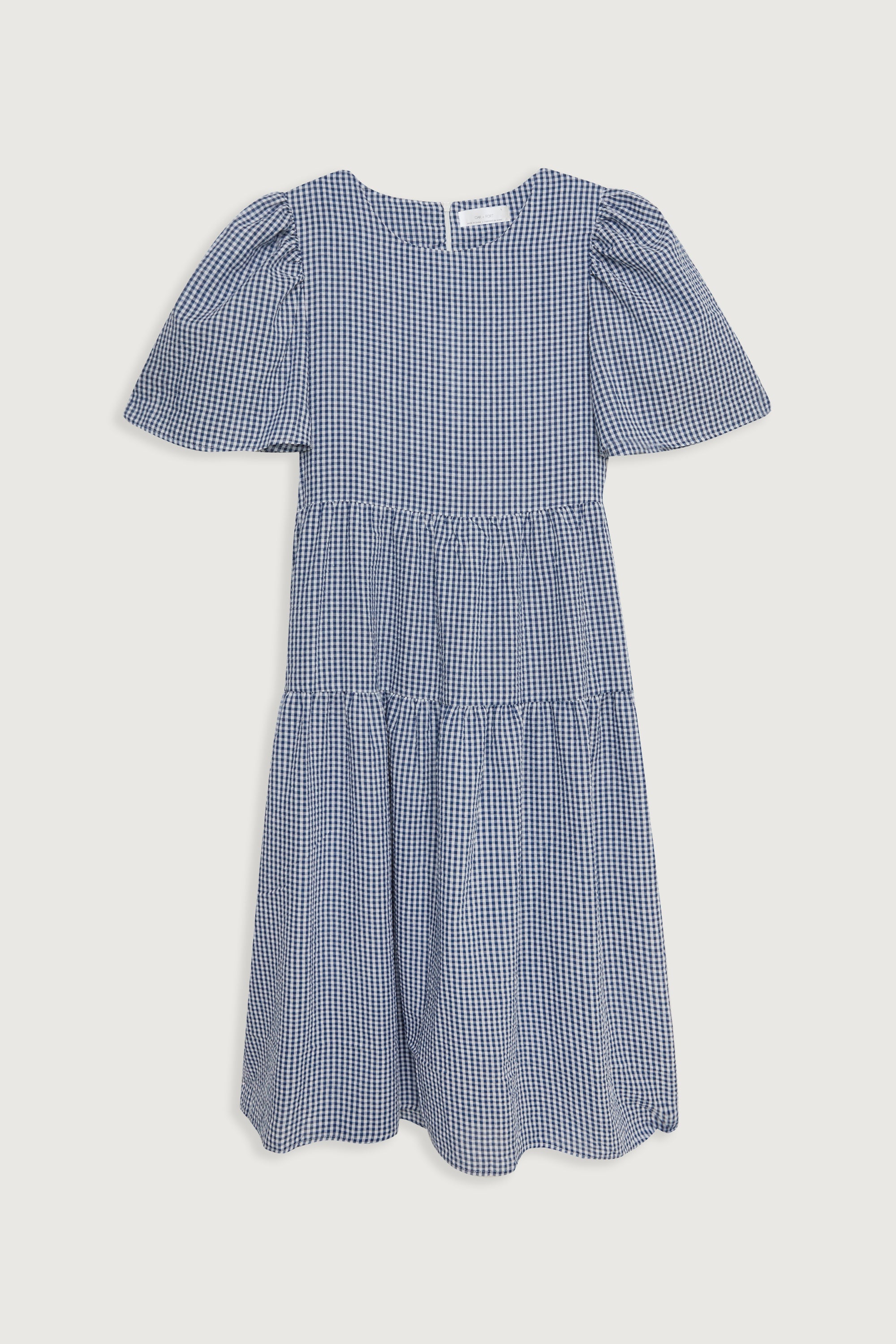 OVERSIZED GINGHAM MIDI DRESS Limited Edition