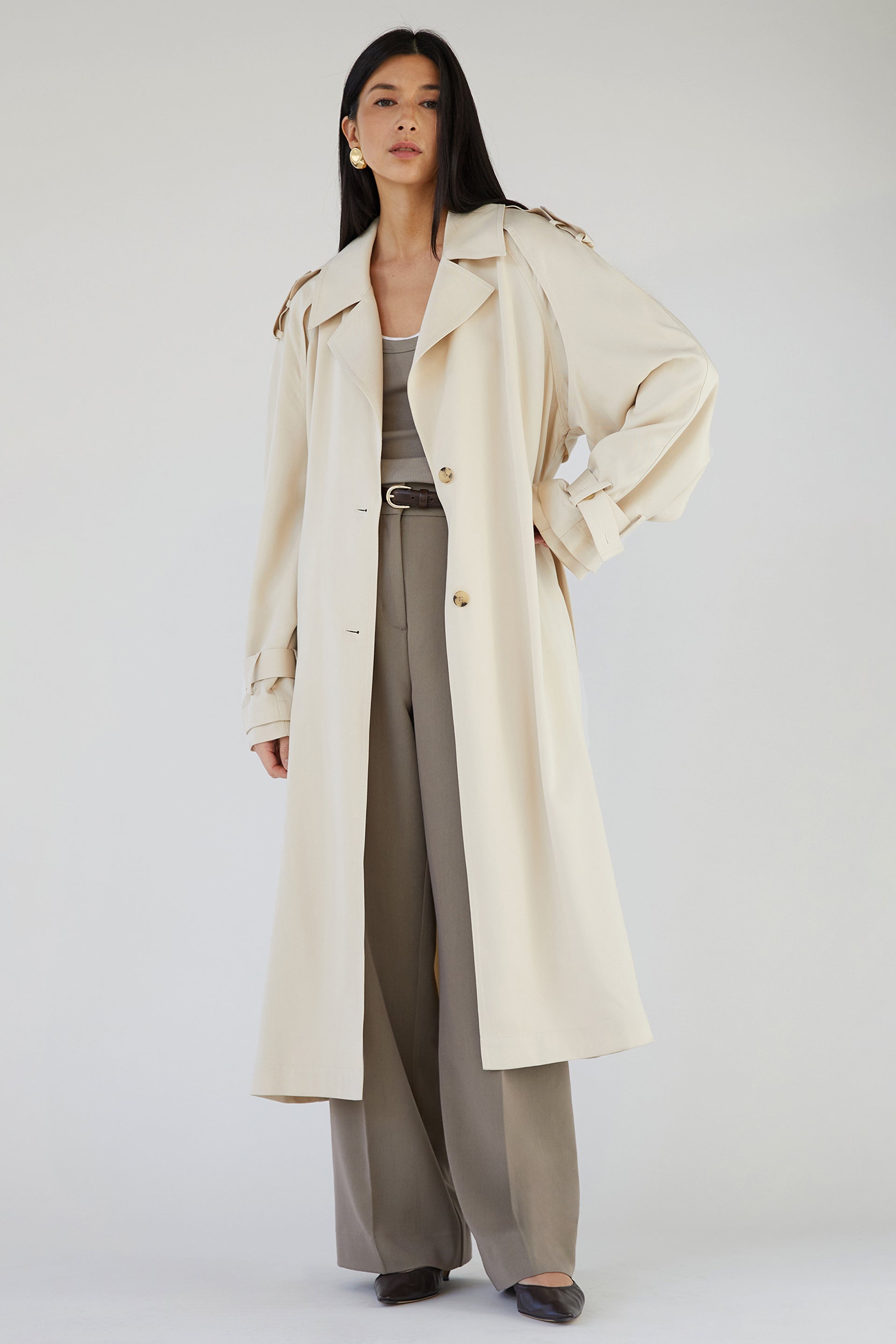 FLOWY TRENCH COAT Sale Choice