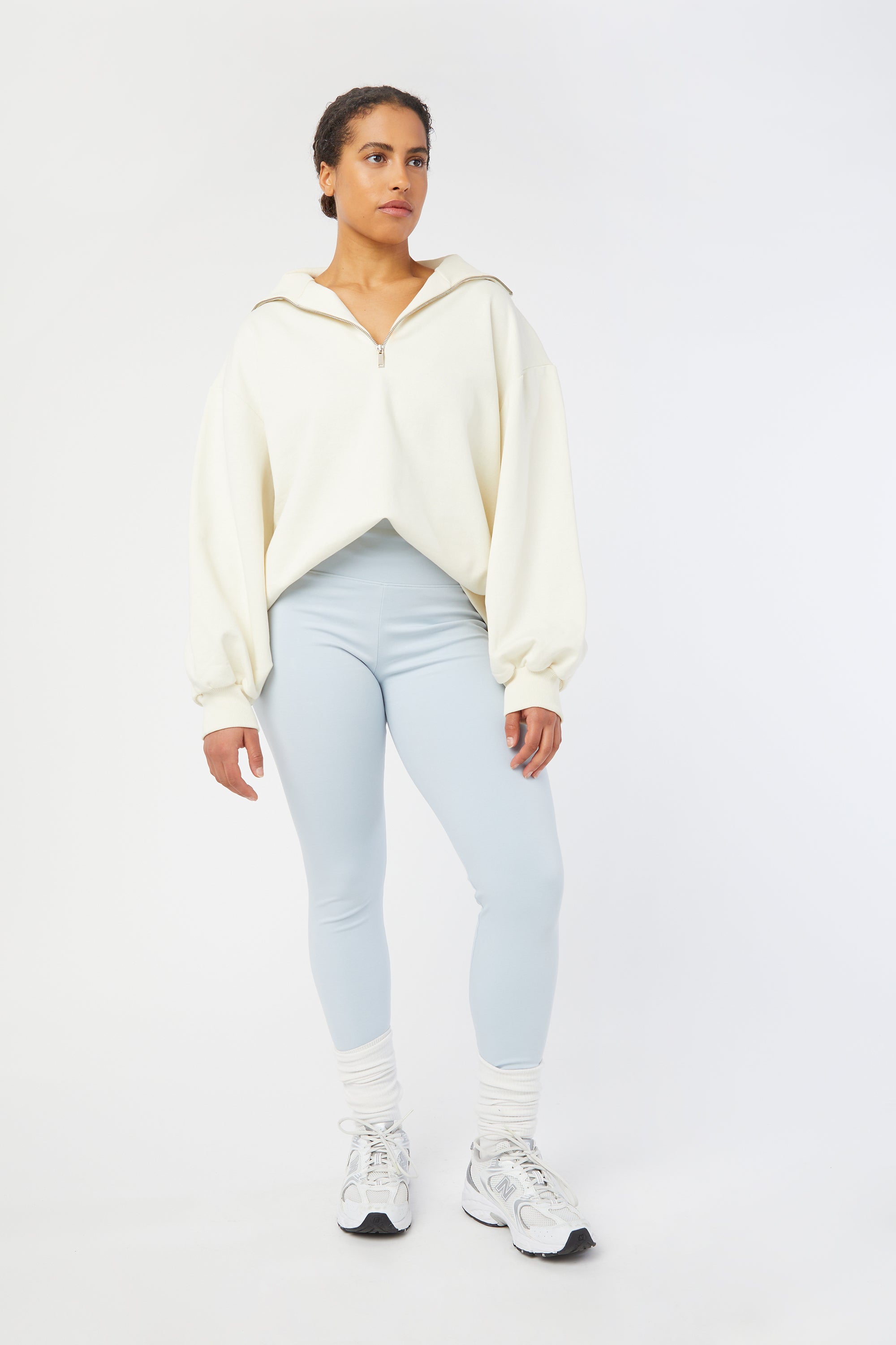 HALF ZIP OVERSIZED SWEATSHIRT Cheap Cheap Online