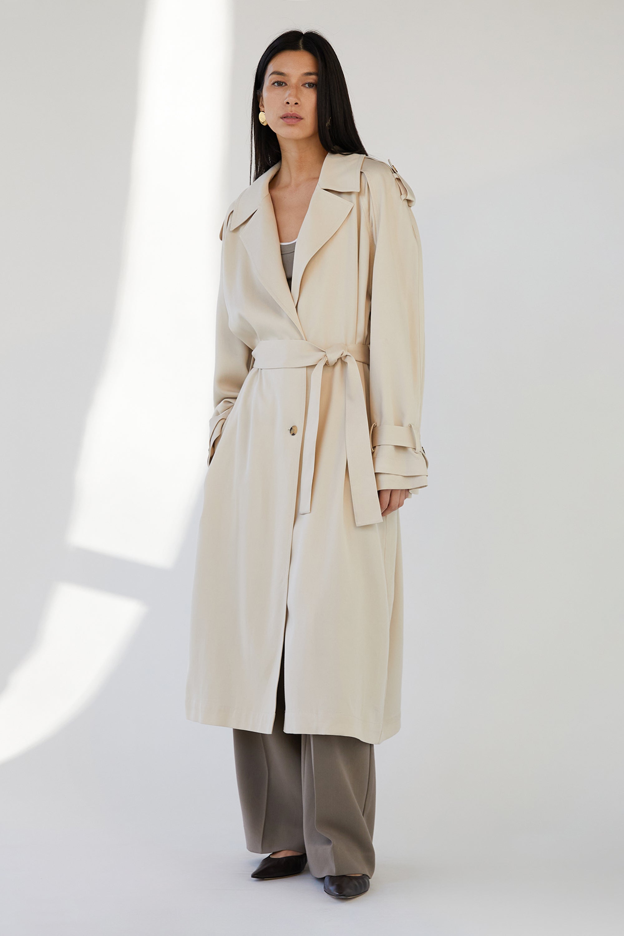 FLOWY TRENCH COAT Sale Choice