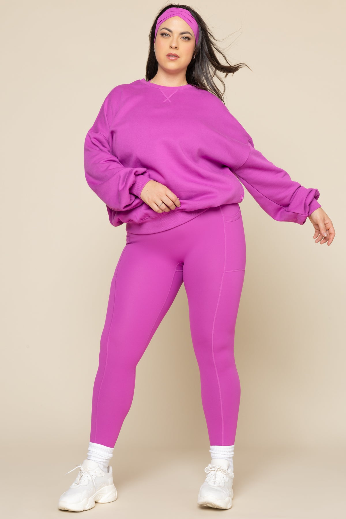 Cloud Crewneck Sweater - Royal Orchid Cheap Sale 100% Guaranteed