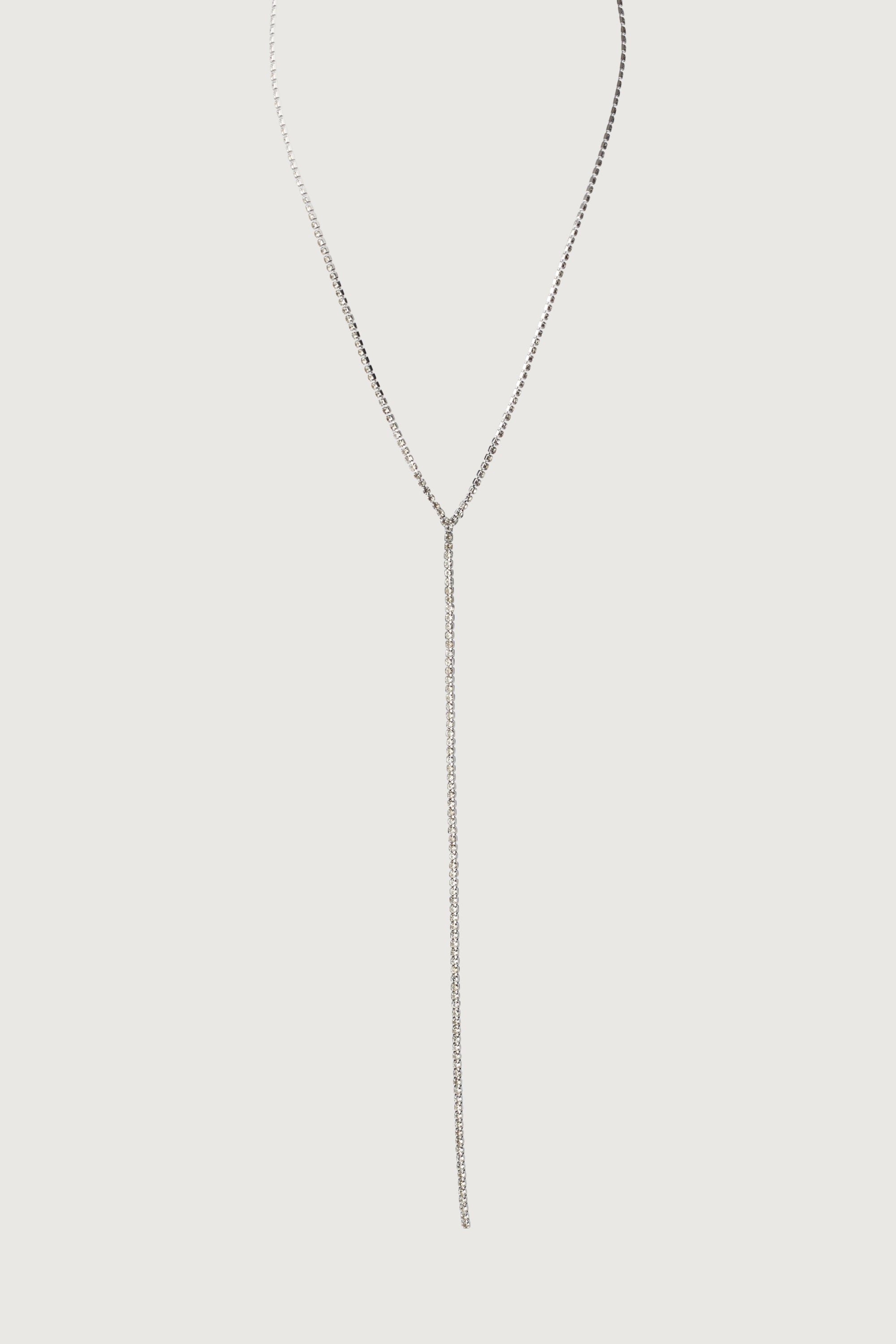 ZIRCONIA LARIAT NECKLACE Sale Amazing Pice