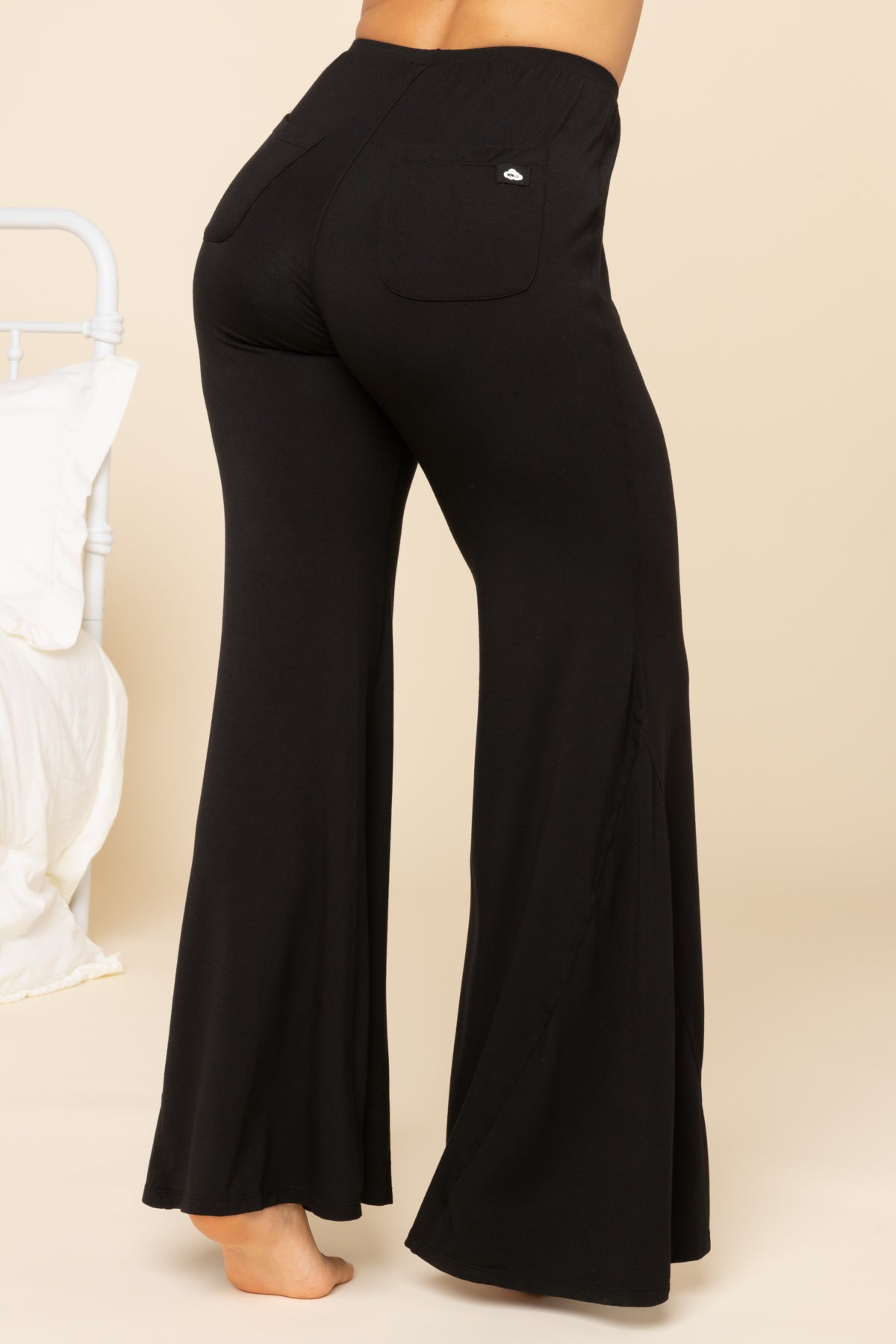 Deep Sleep Bell Bottoms - Black Free Shipping Factory Outlet