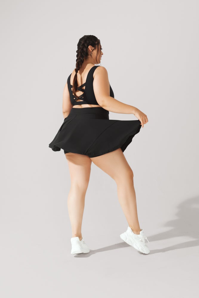 Twirl Skort - Black Buy Cheap Hot Sale