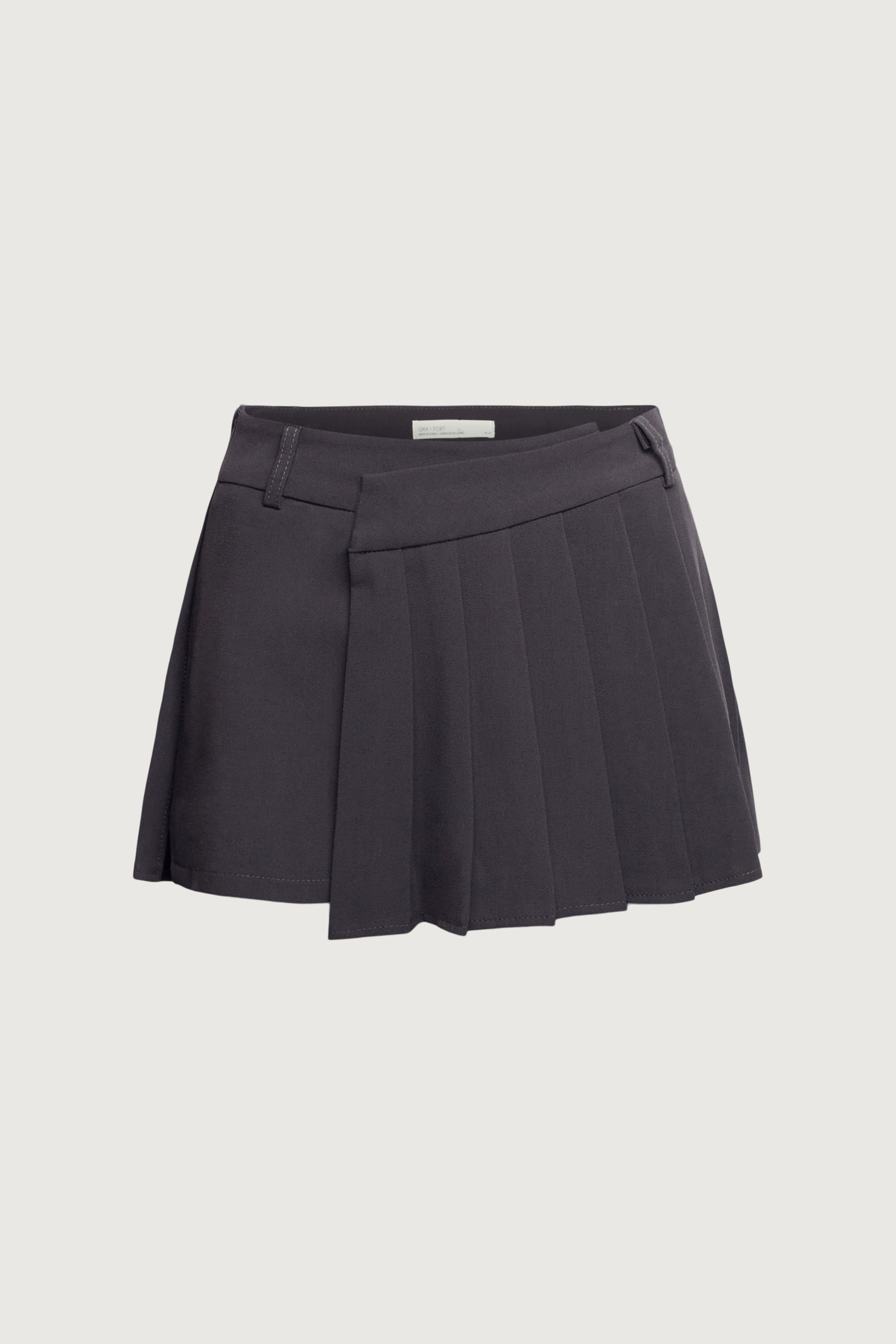 PLEATED WRAP MINI SKORT Limited Edition