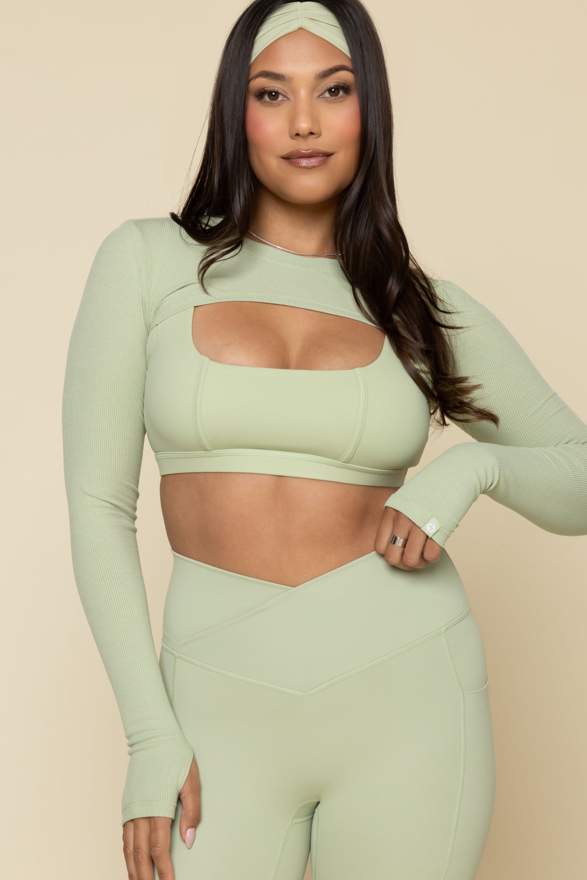 Relev¨¦ Ribbed Shrug - Pistachio Brand New Unisex Cheap Online