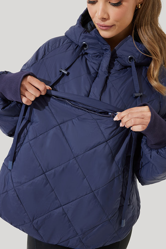 Pillow Packable Puffer Jacket - Peacoat Navy Cheap Cost