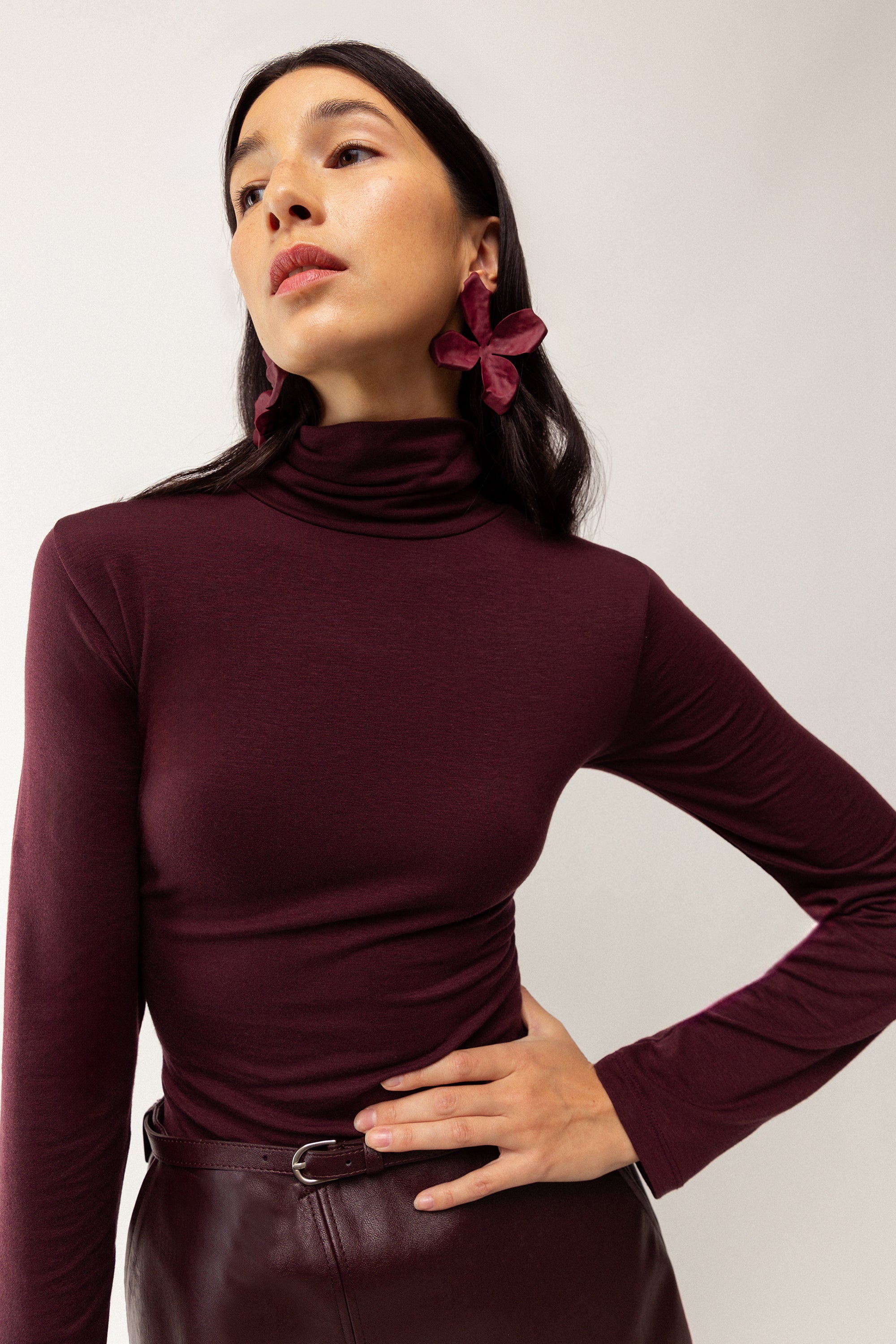 TURTLENECK LONG SLEEVE TOP Best Seller