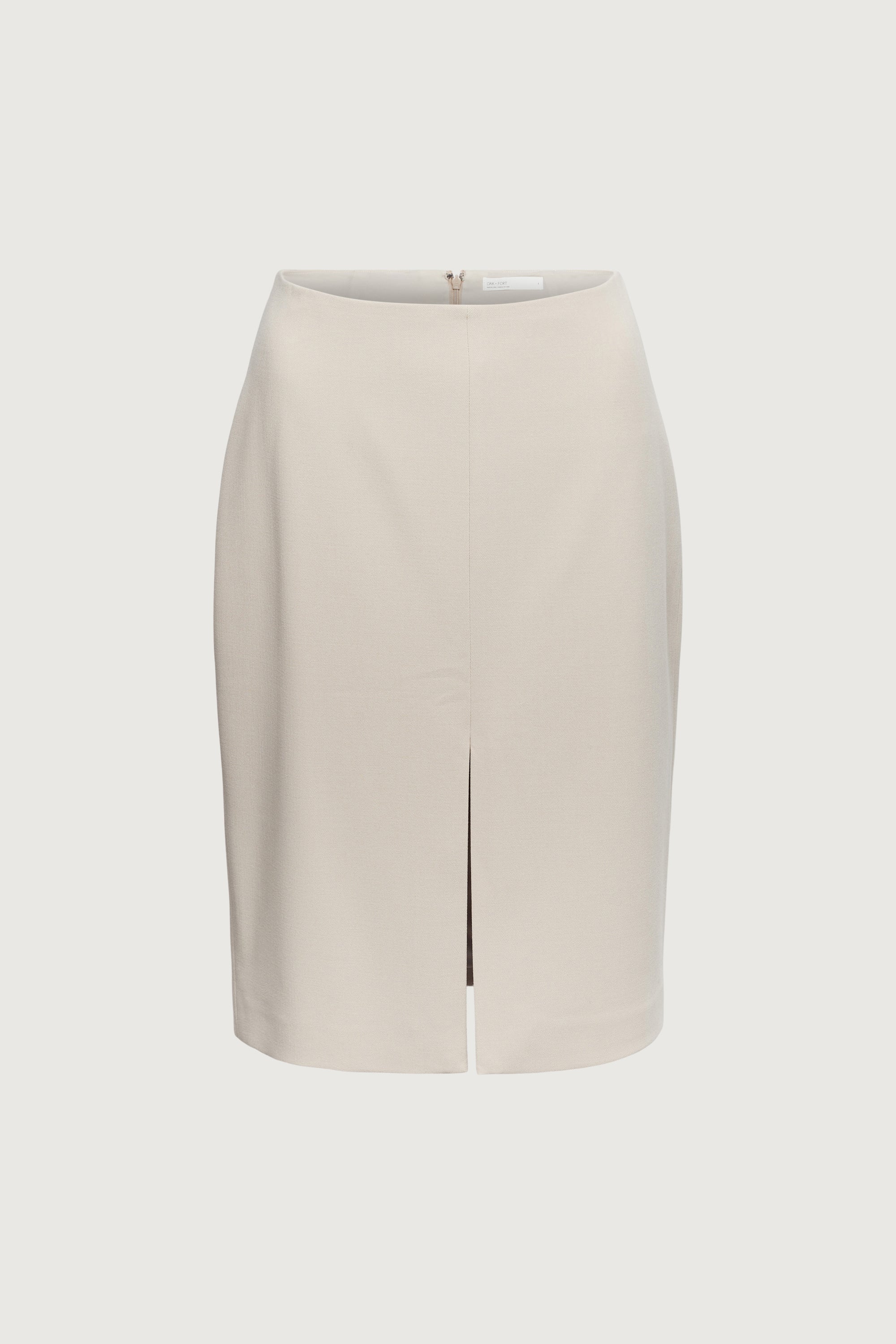 MIDI SUITING SKIRT WITH FRONT SLIT Sale Real