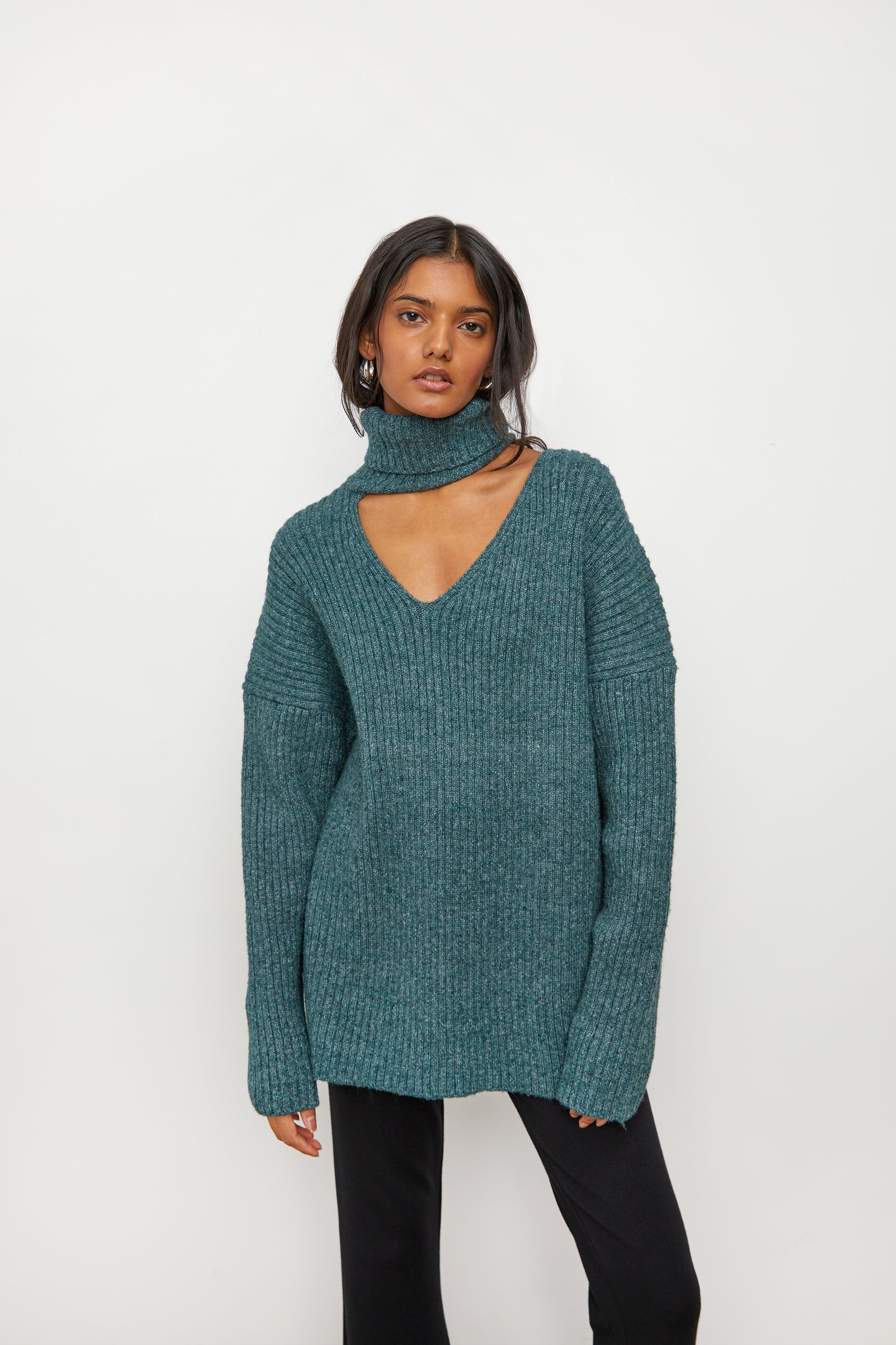 OVERSIZED TURTLENECK SWEATER Clearance Great Deals