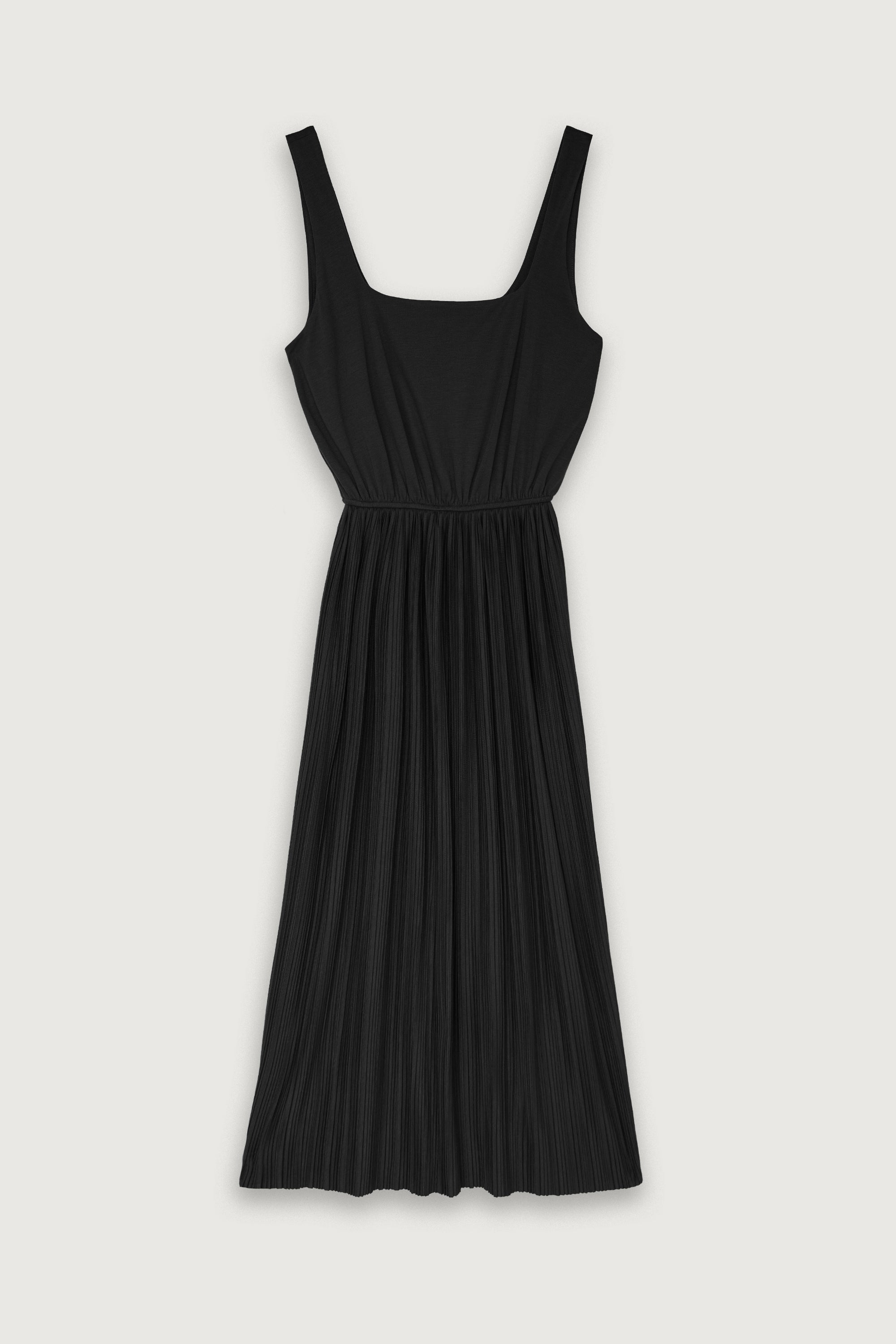 PLEATED MIDI DRESS 100% Original Cheap Pice