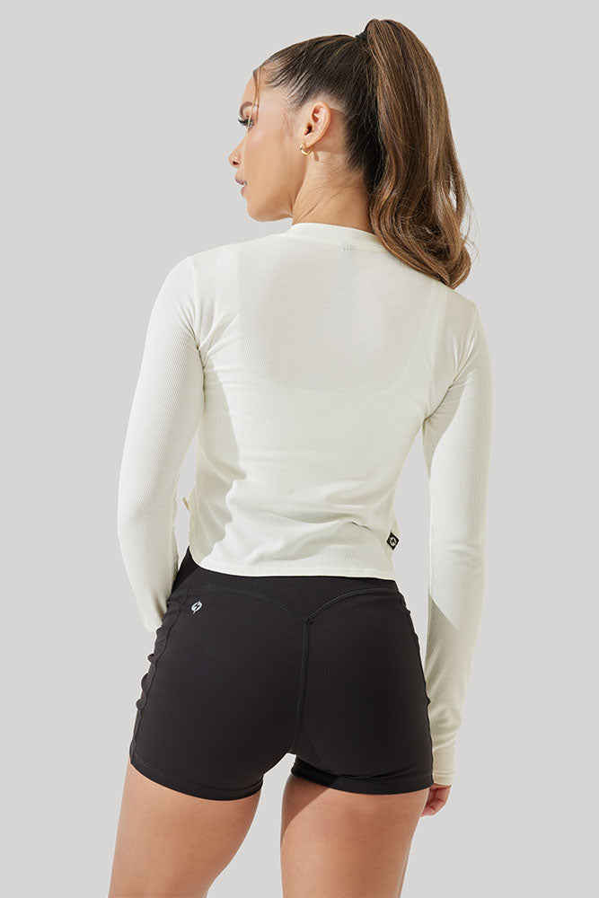 Refine Long Sleeve Top - Coconut Cream Sale In China